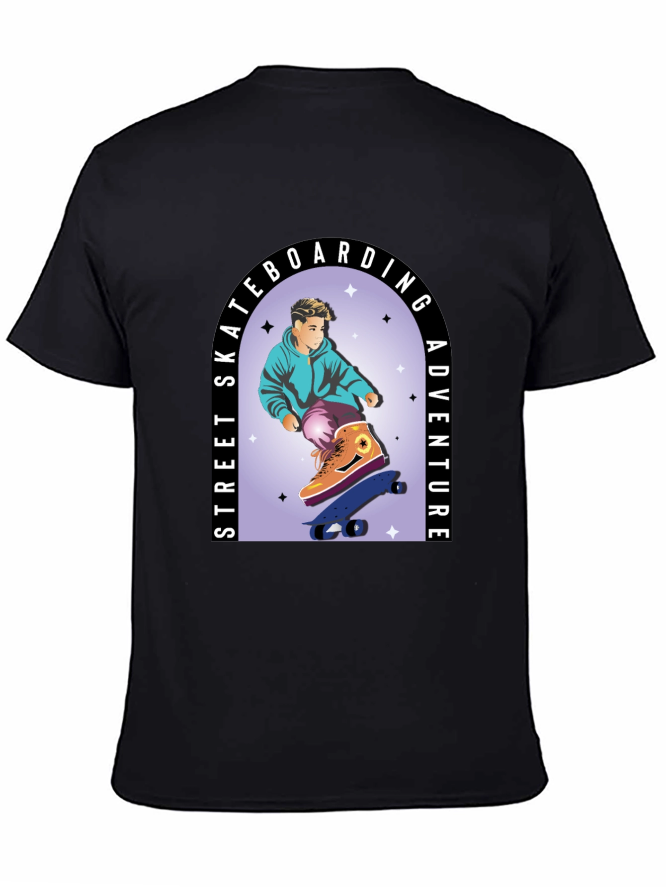 Skateboarding Adventure Graphic Tee