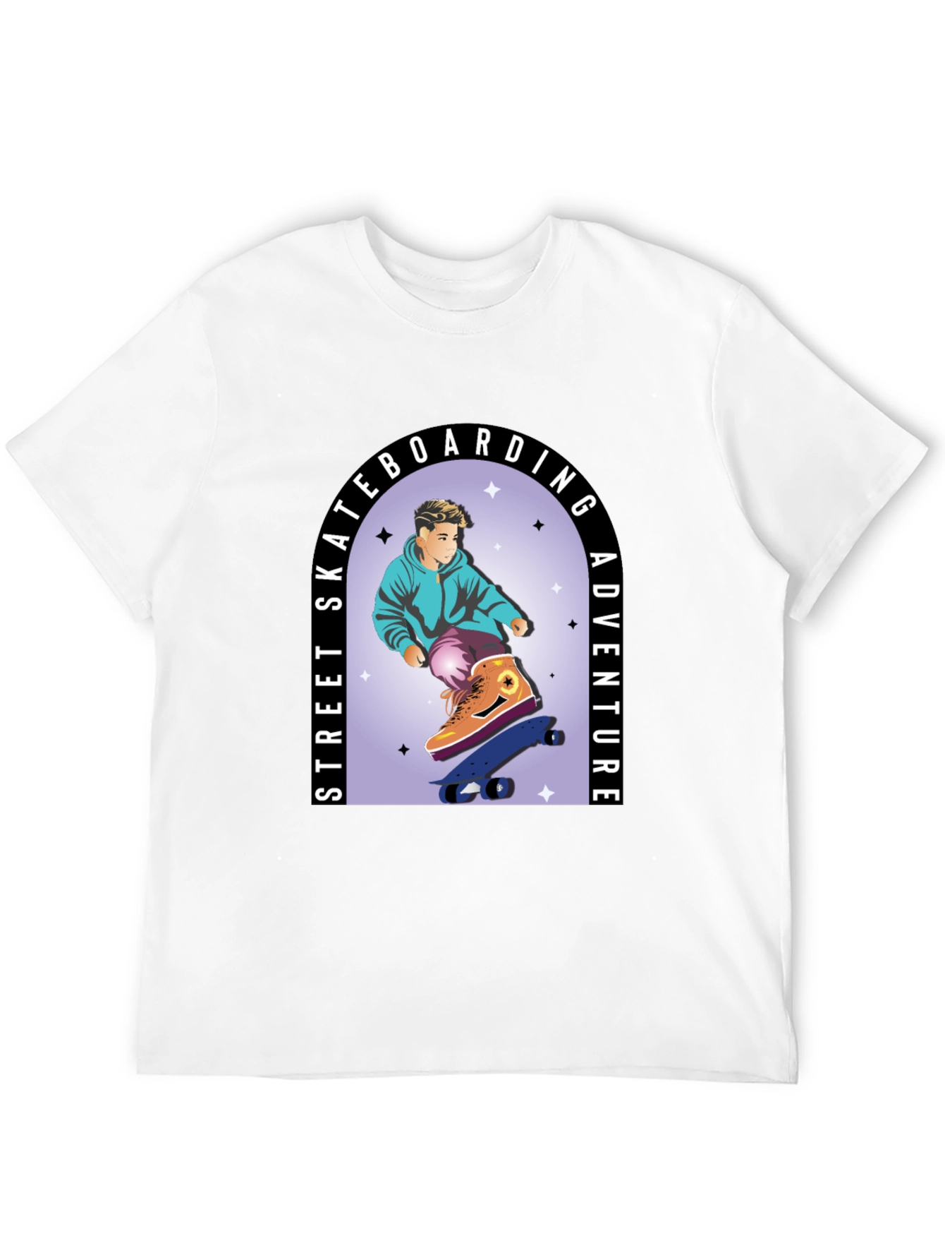 Skateboarding Adventure Graphic Tee