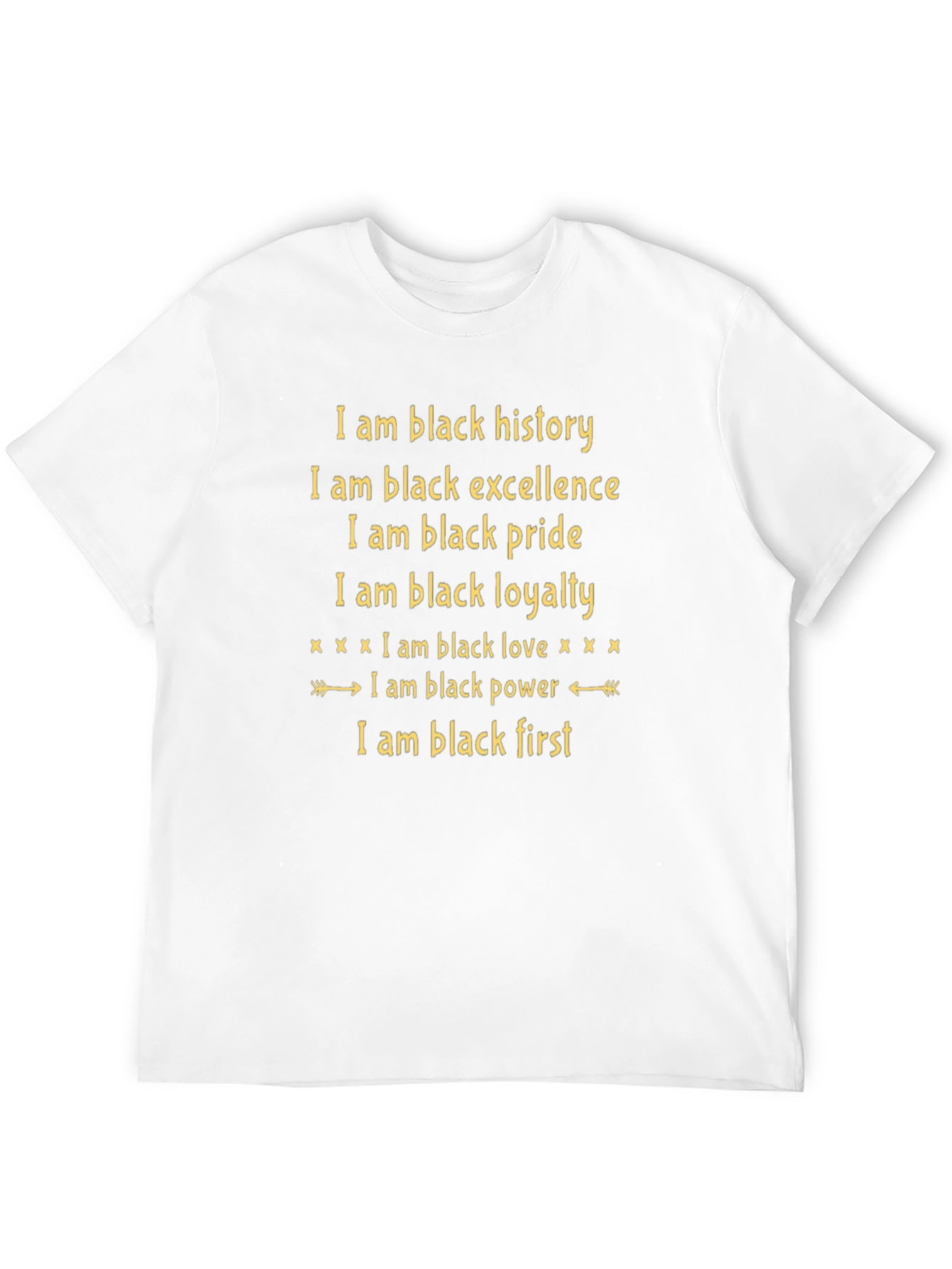 Black History T-Shirt: Excellence Pride Loyalty Love Power