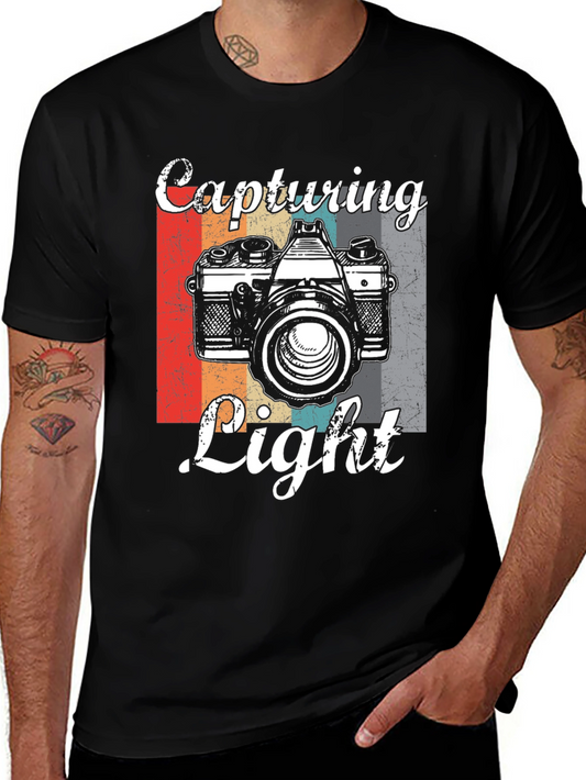 Capturing Light Vintage Camera Graphic Tee