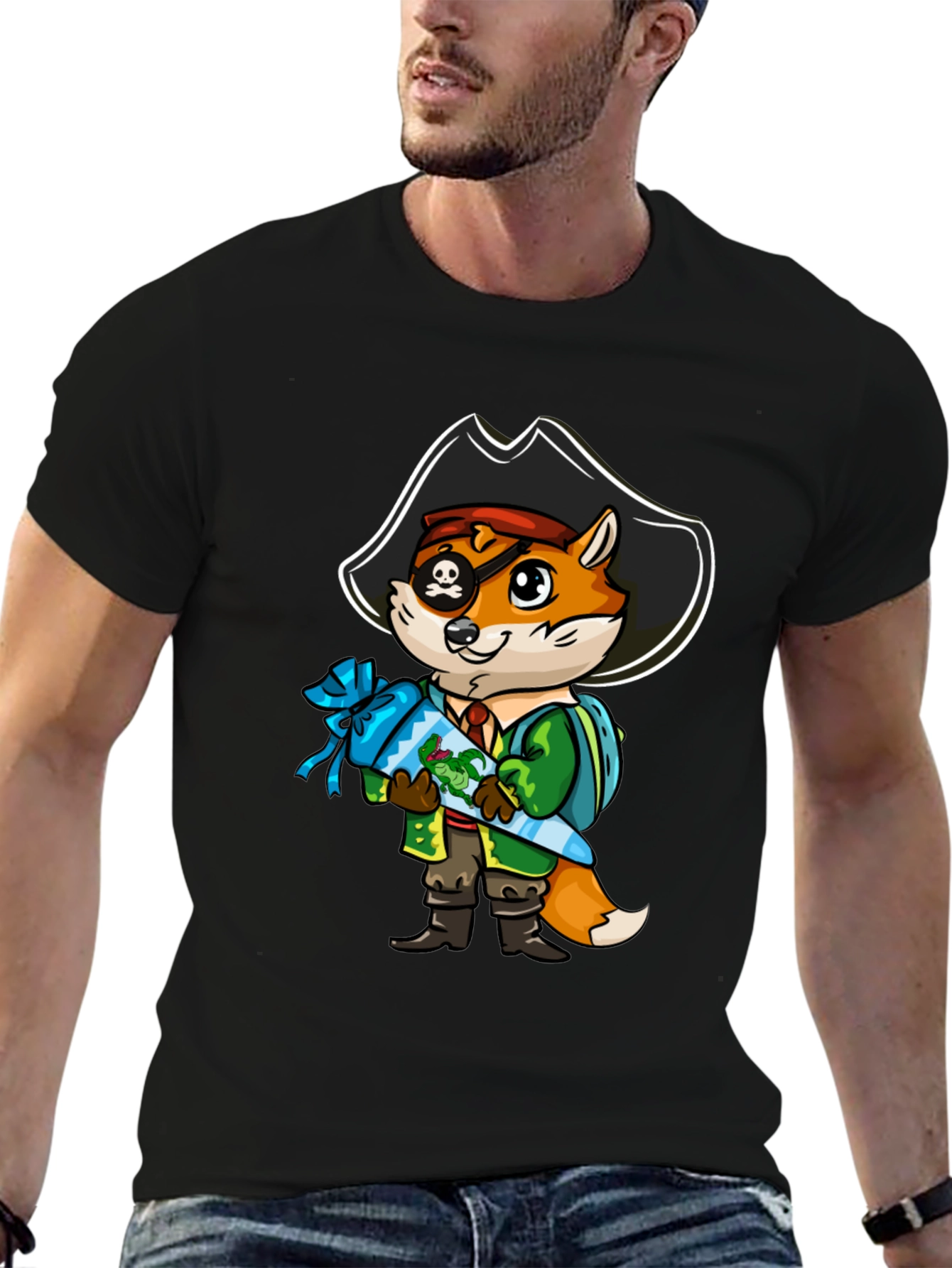 Fox Pirate T-Shirt with Goody Bag