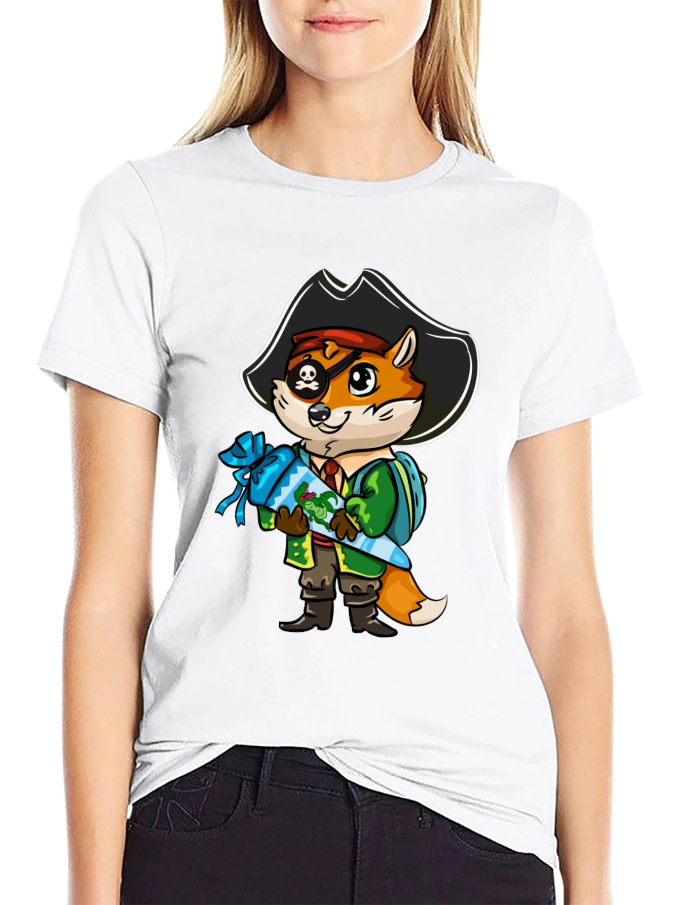 Fox Pirate T-Shirt with Goody Bag
