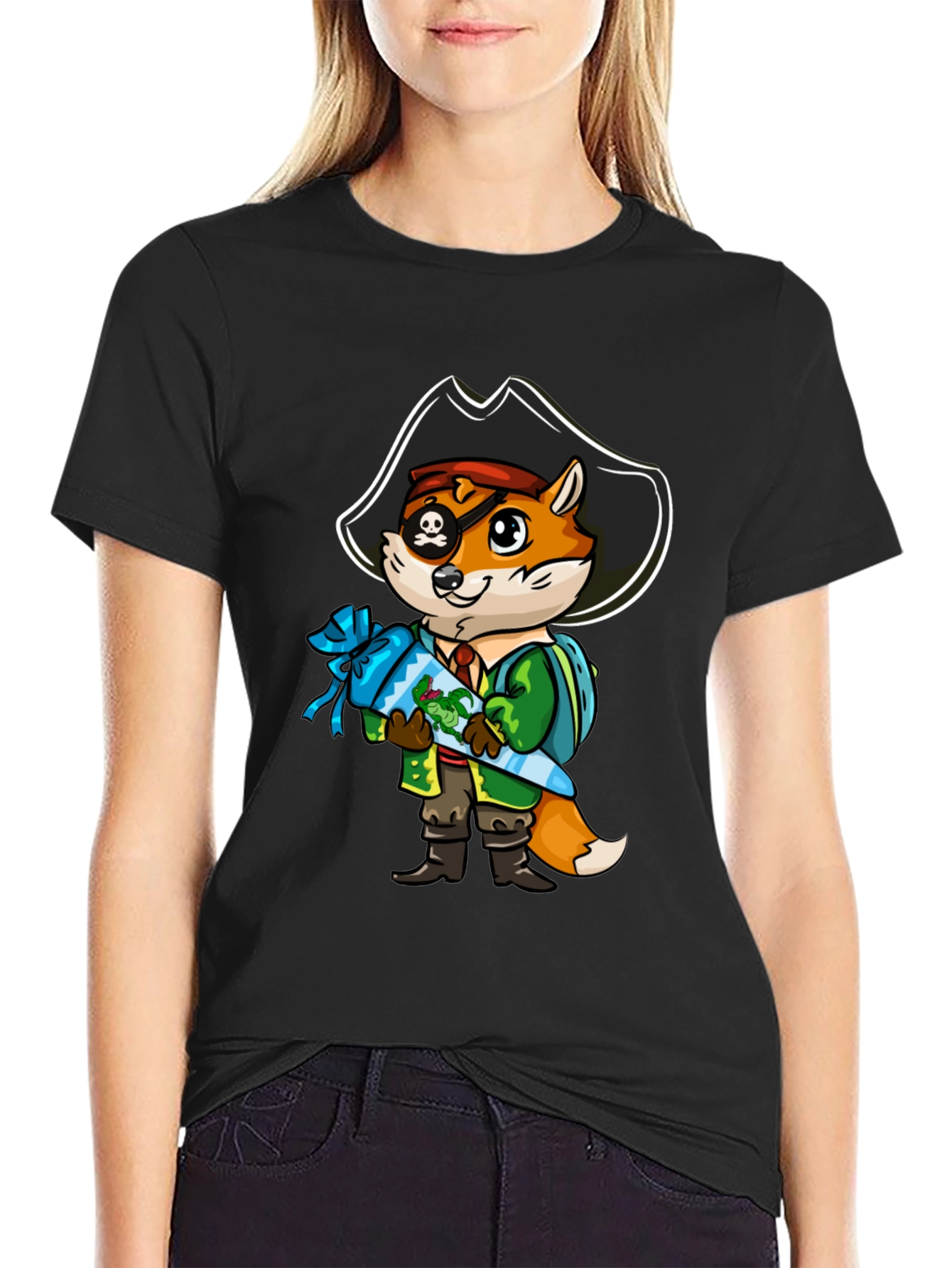 Fox Pirate T-Shirt with Goody Bag