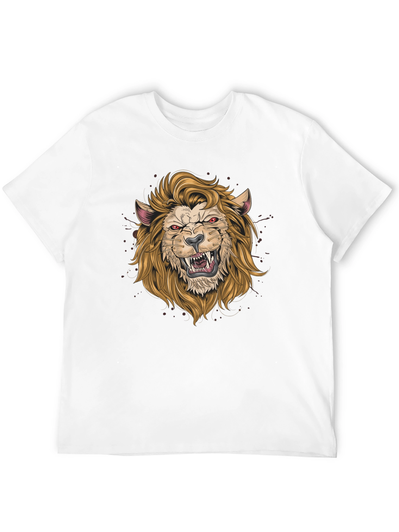 Fierce Lion Graphic Tee - Black