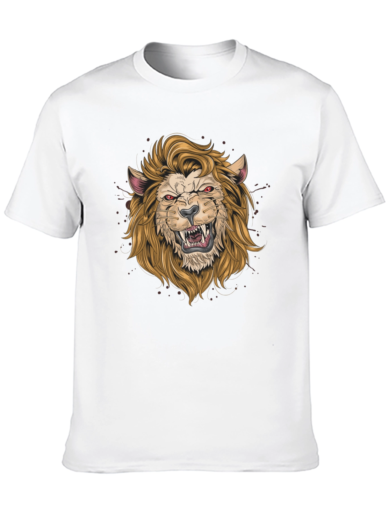 Fierce Lion Graphic Tee - Black