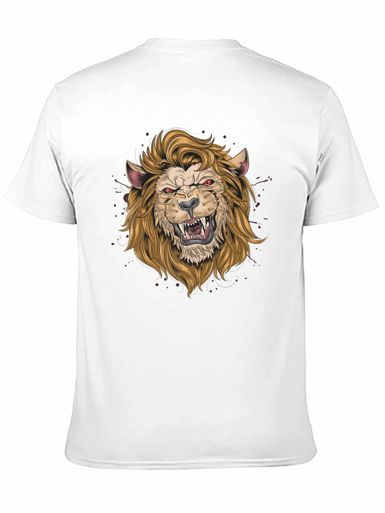 Fierce Lion Graphic Tee - Black