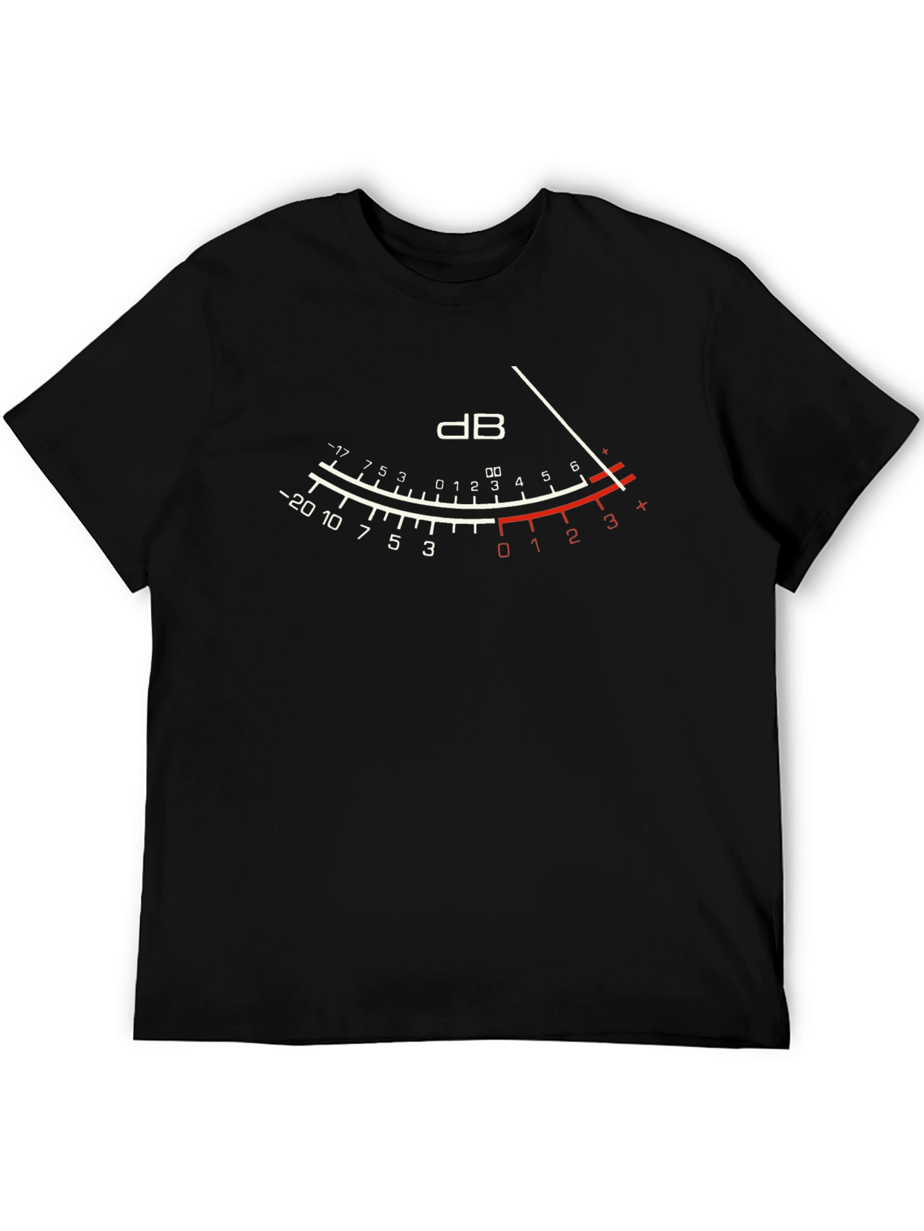 Black dB Meter Graphic Tee