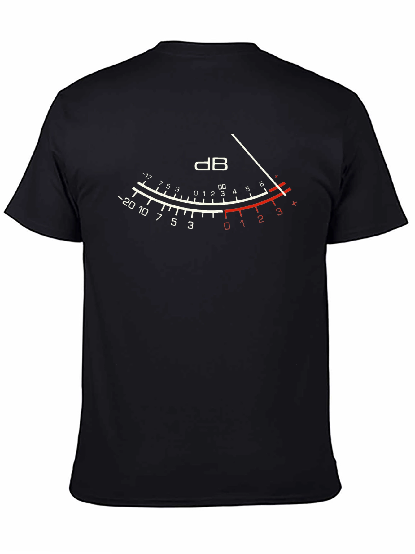 Black dB Meter Graphic Tee