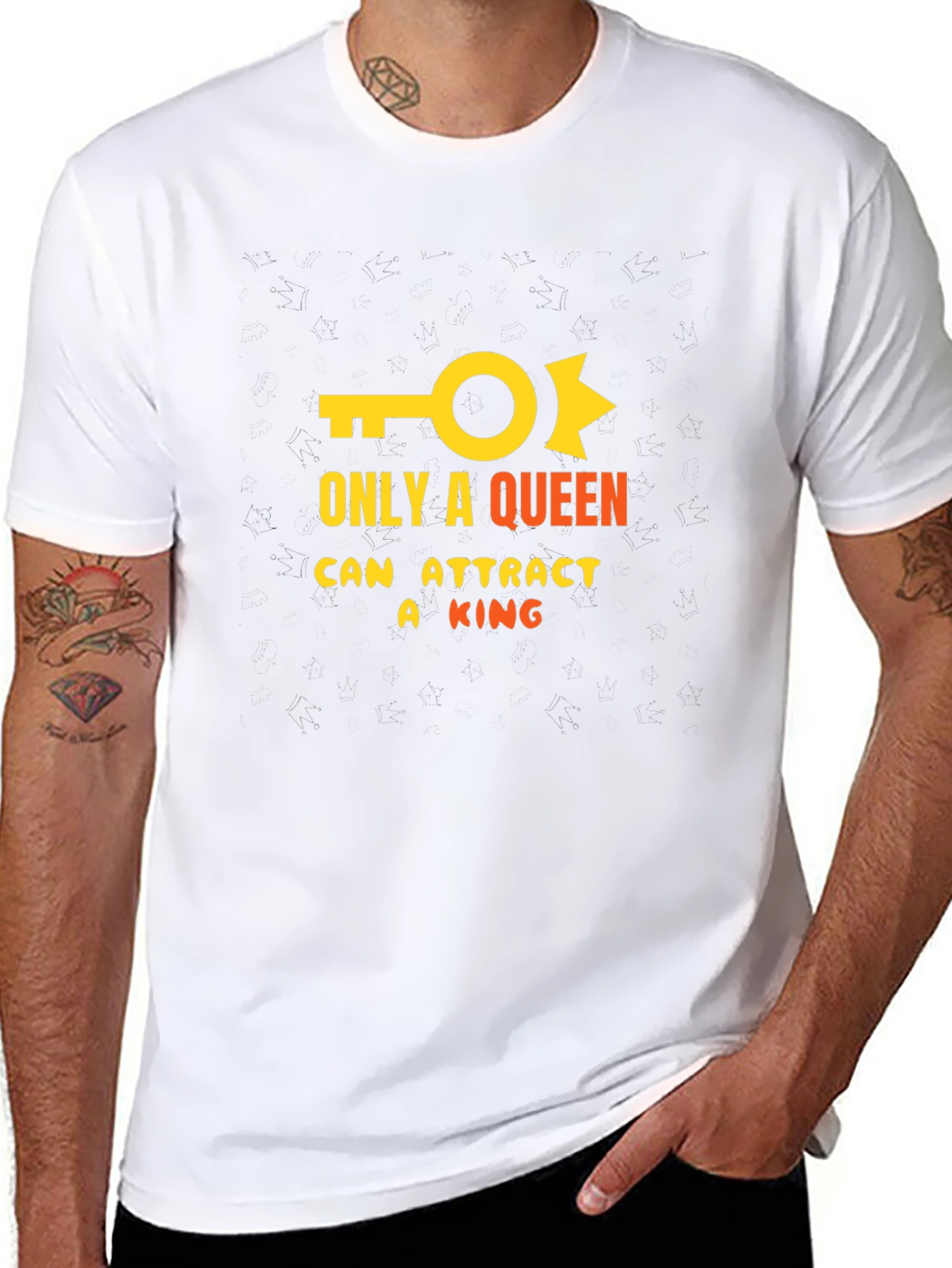 Queen Attracts King Graphic T-Shirt