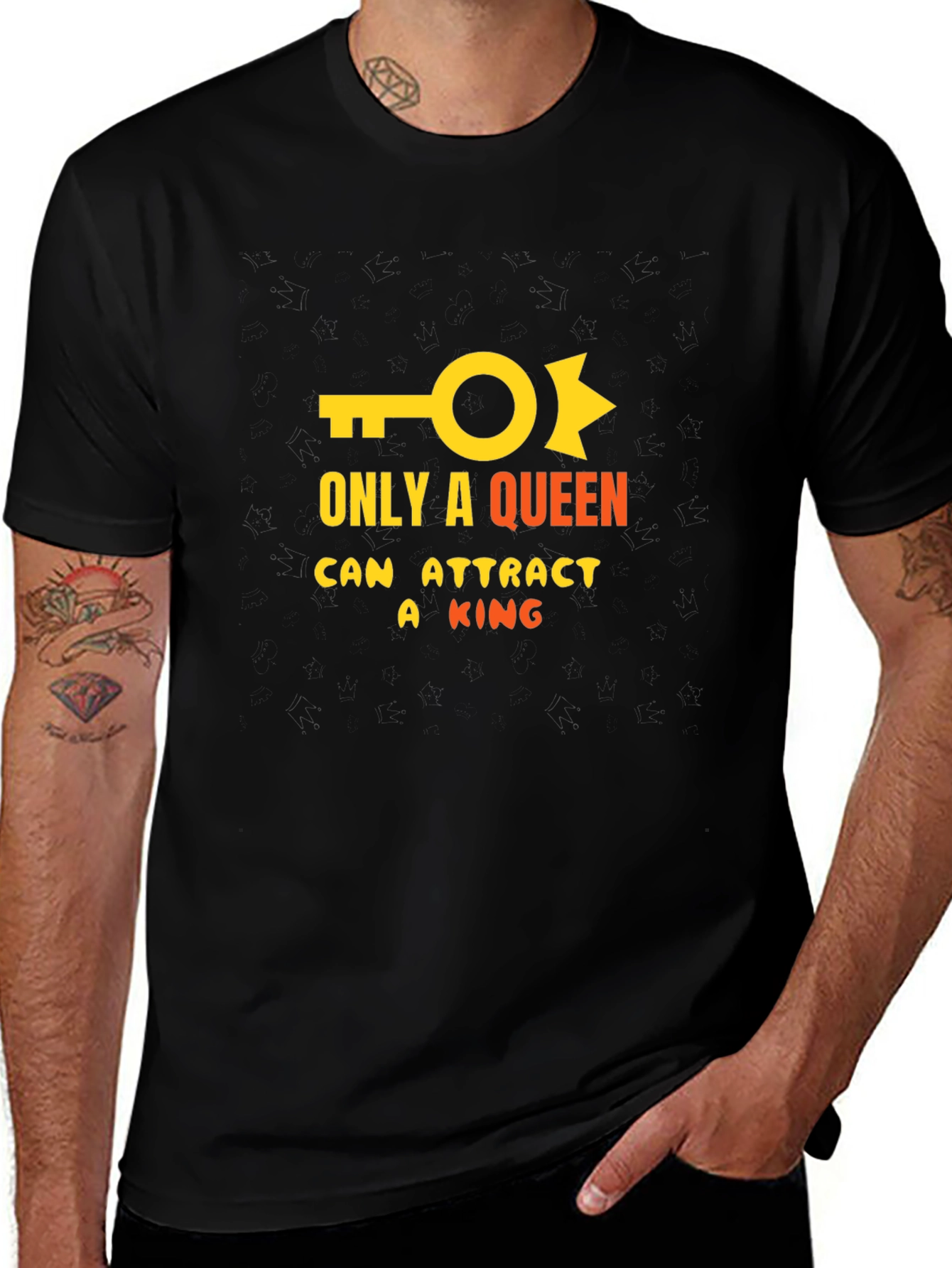 Queen Attracts King Graphic T-Shirt