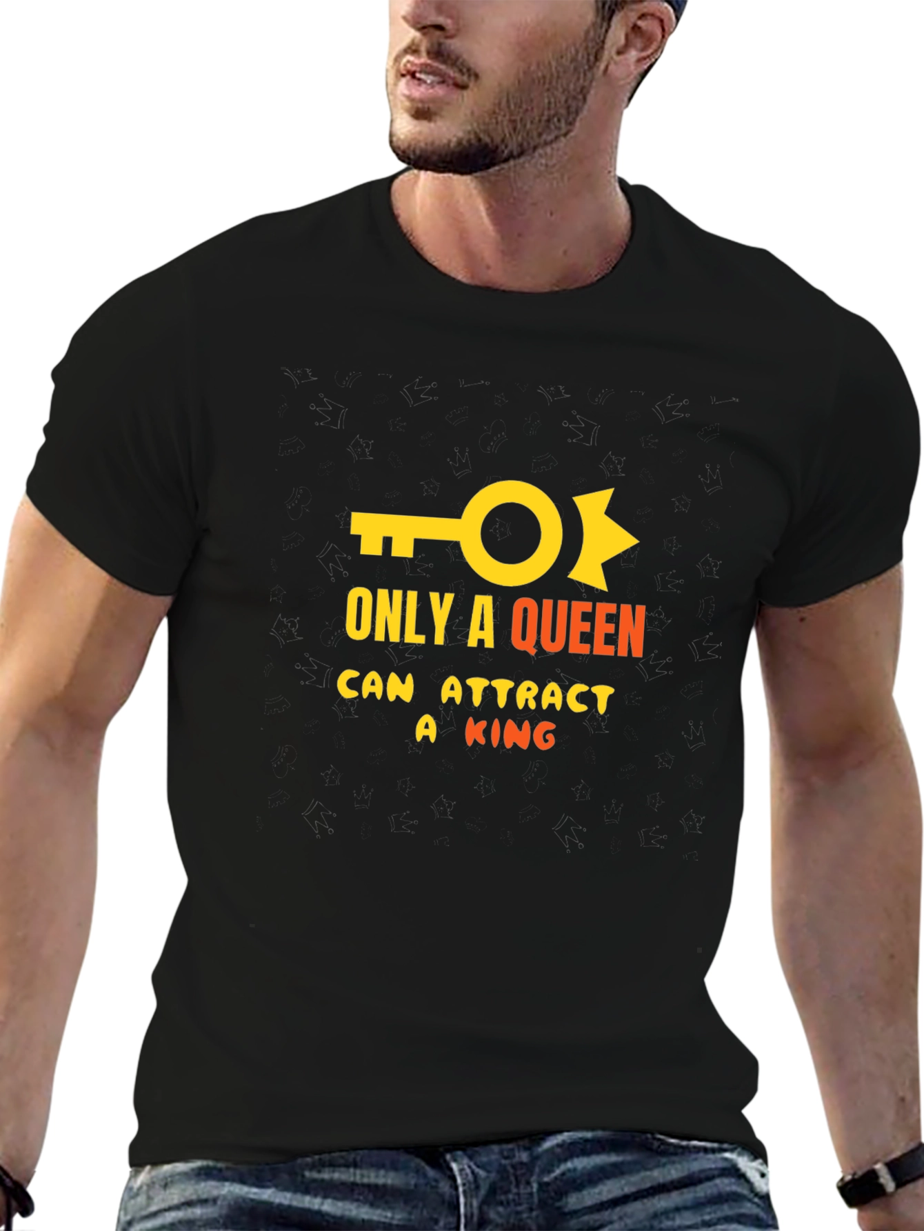 Queen Attracts King Graphic T-Shirt