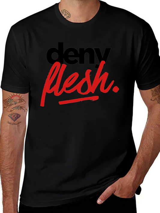 Deny Flesh Graphic Tee - Stylish & Edgy T-Shirt