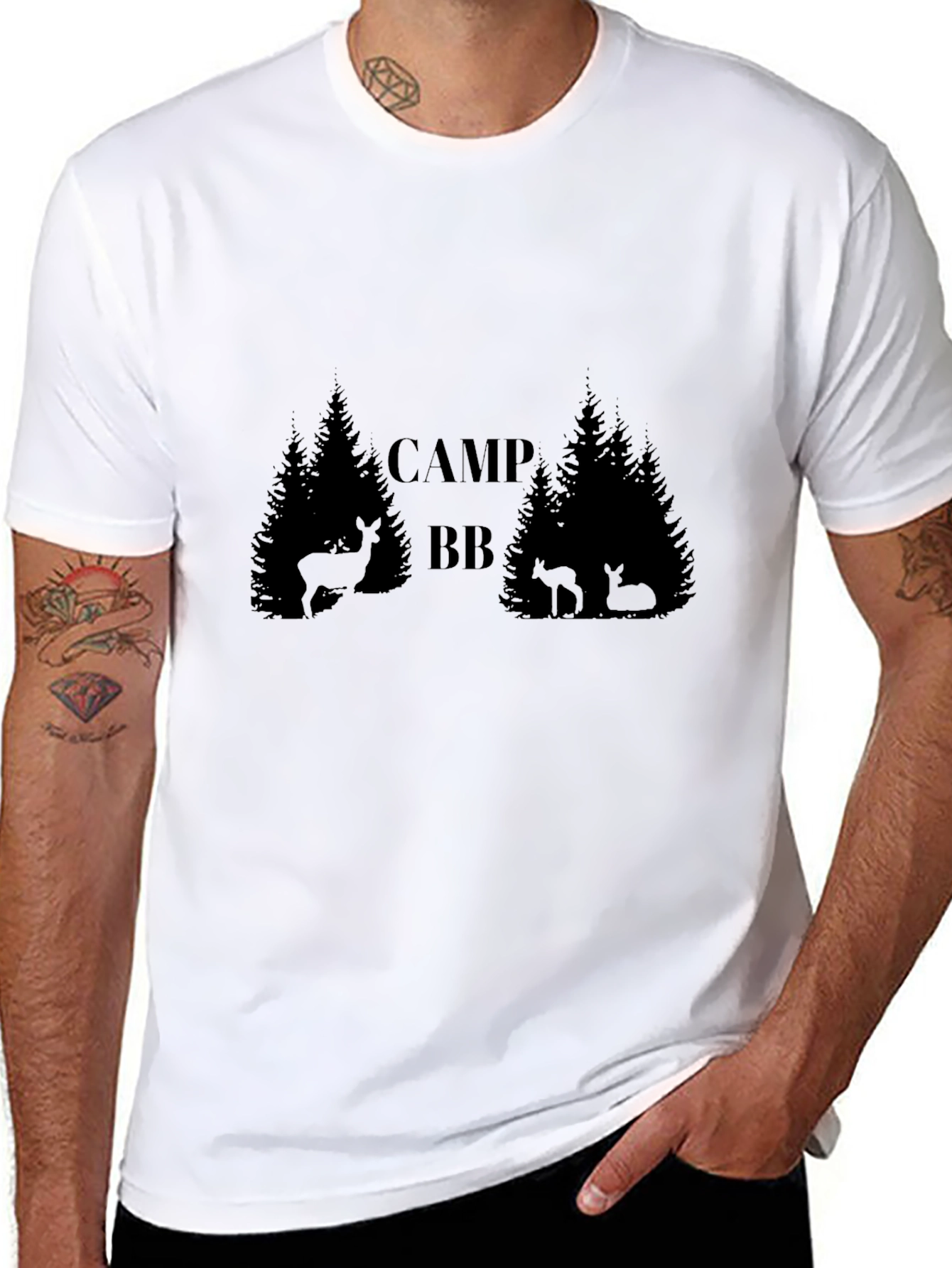 Camp BB T-Shirt - Nature Inspired Graphic Tee