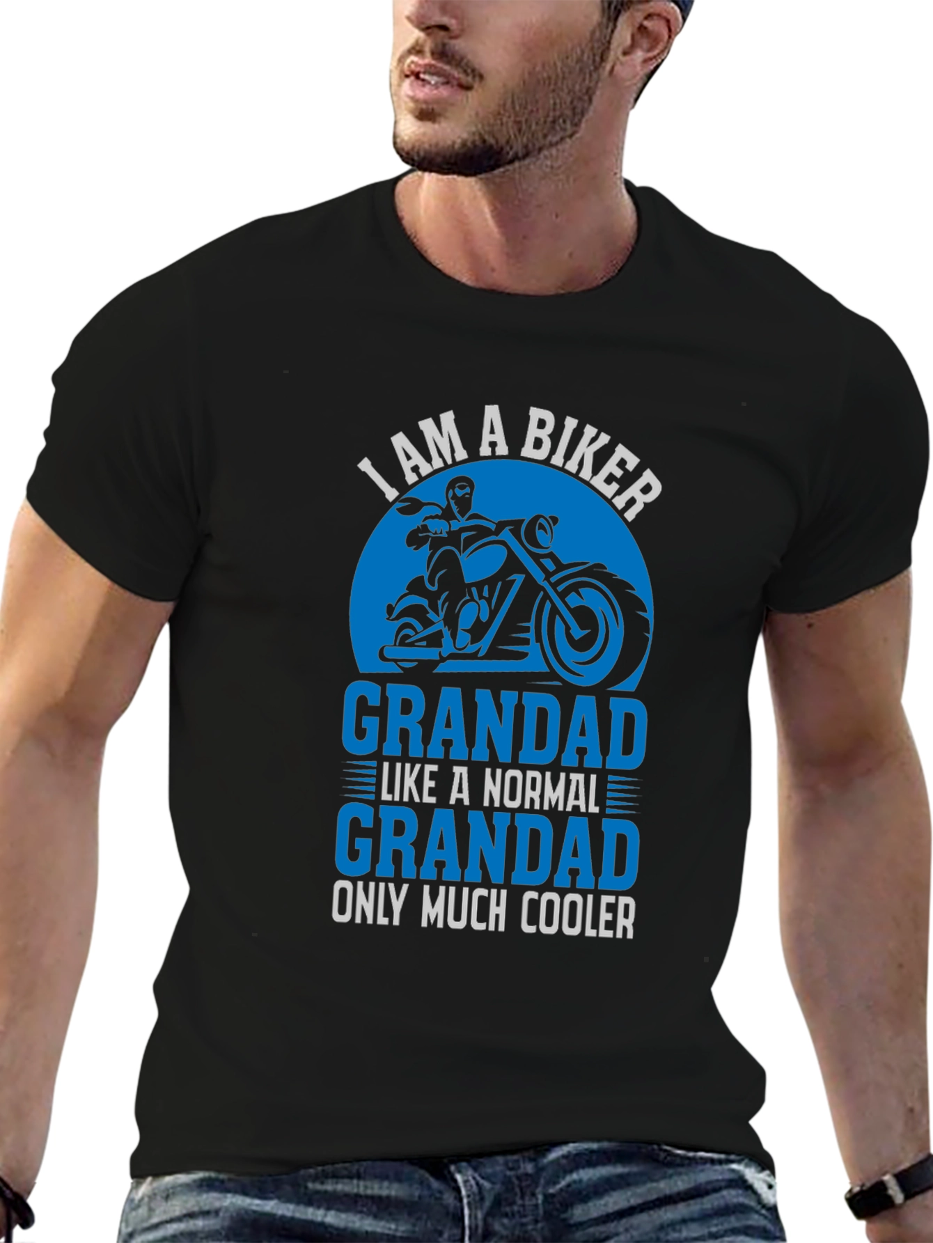 I am a Biker Grandad T-Shirt