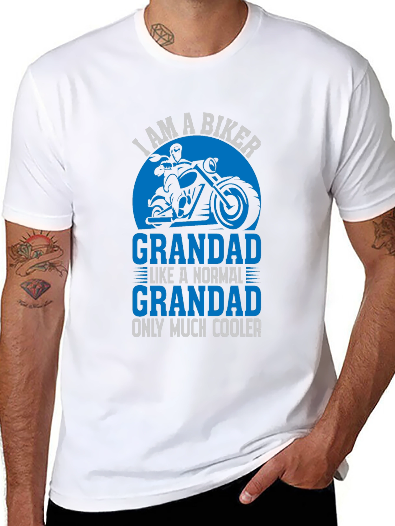 I am a Biker Grandad T-Shirt