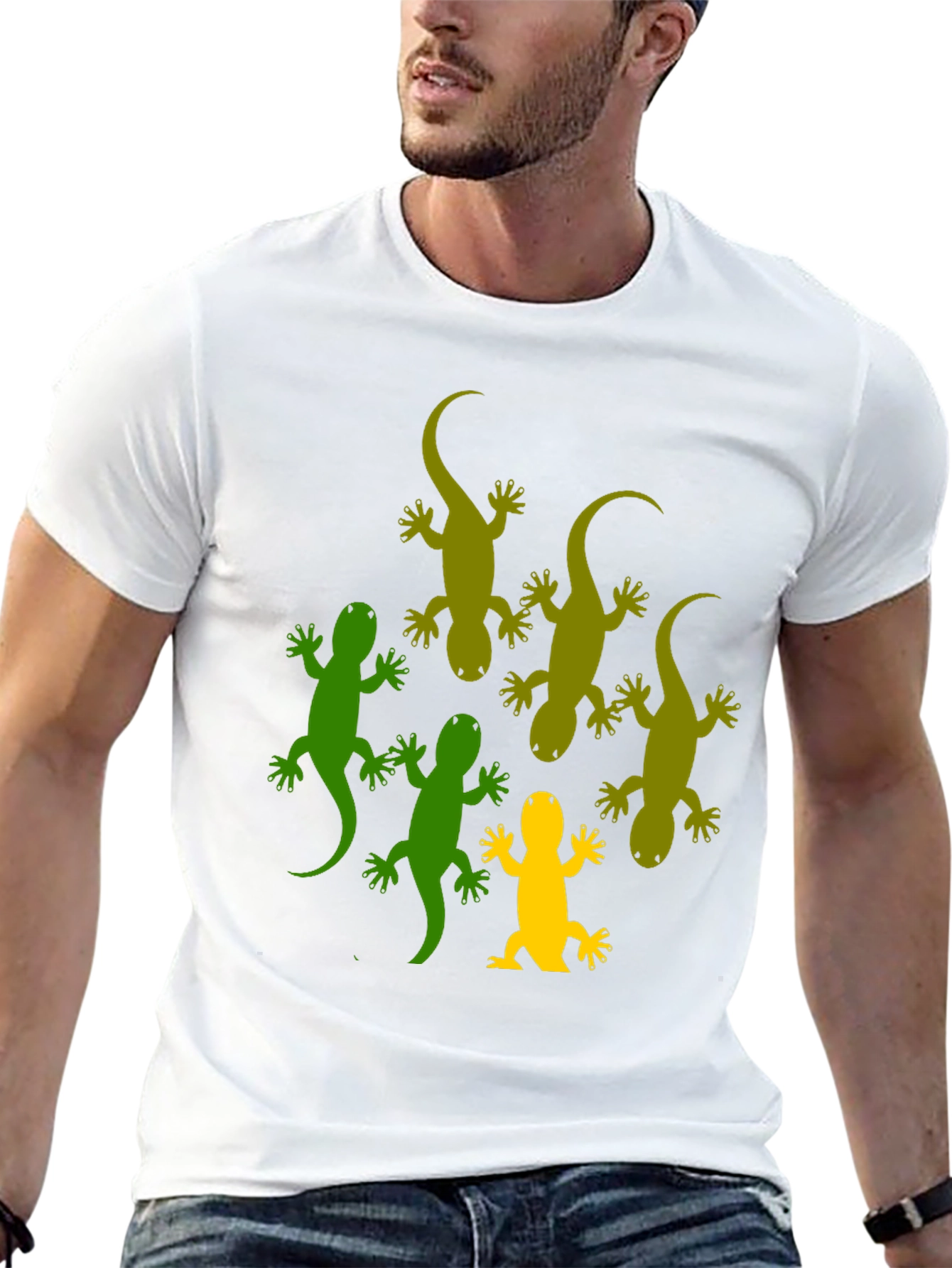 Lizard Graphic T-Shirt - Cool Reptile Design