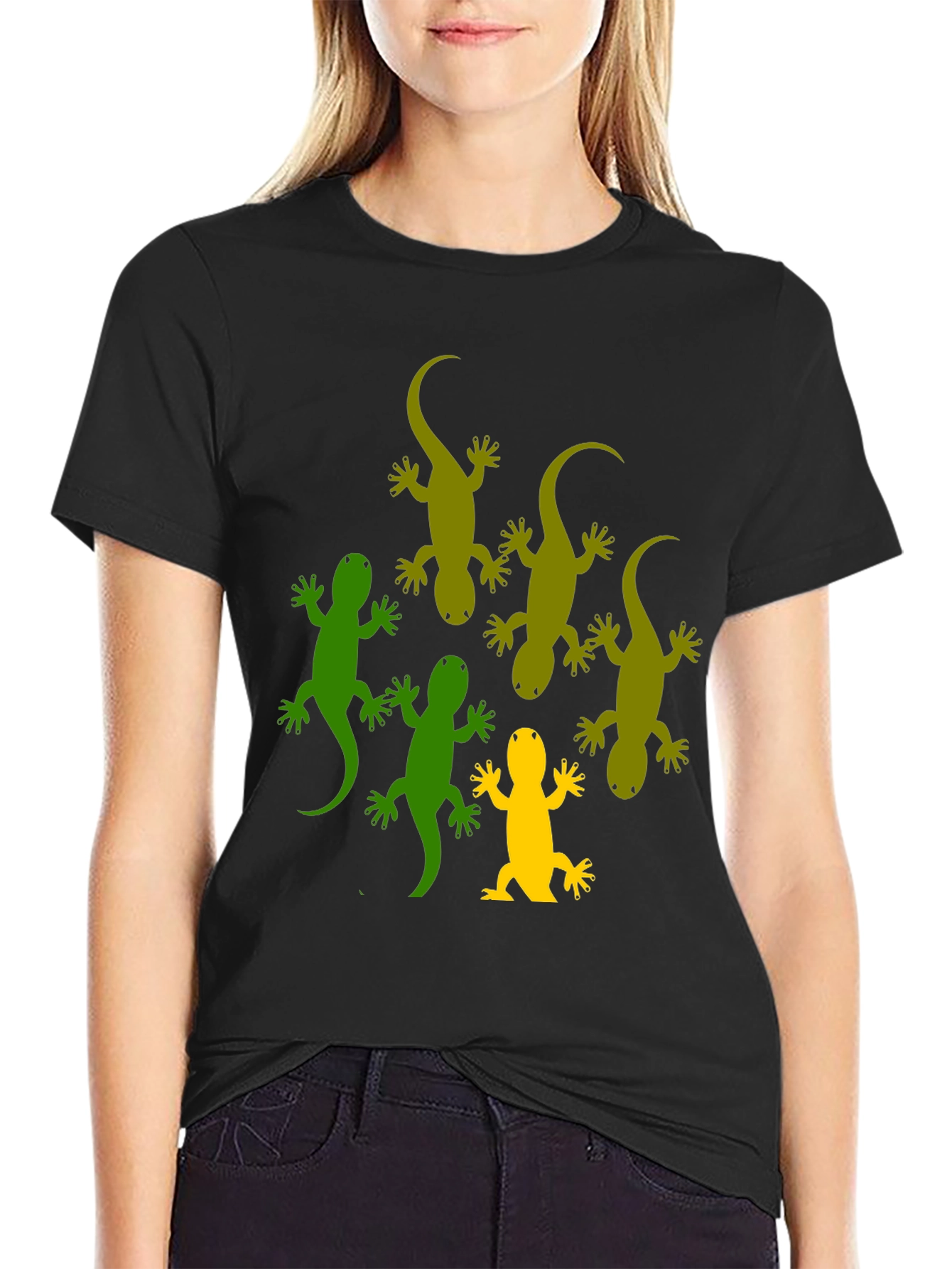 Lizard Graphic T-Shirt - Cool Reptile Design