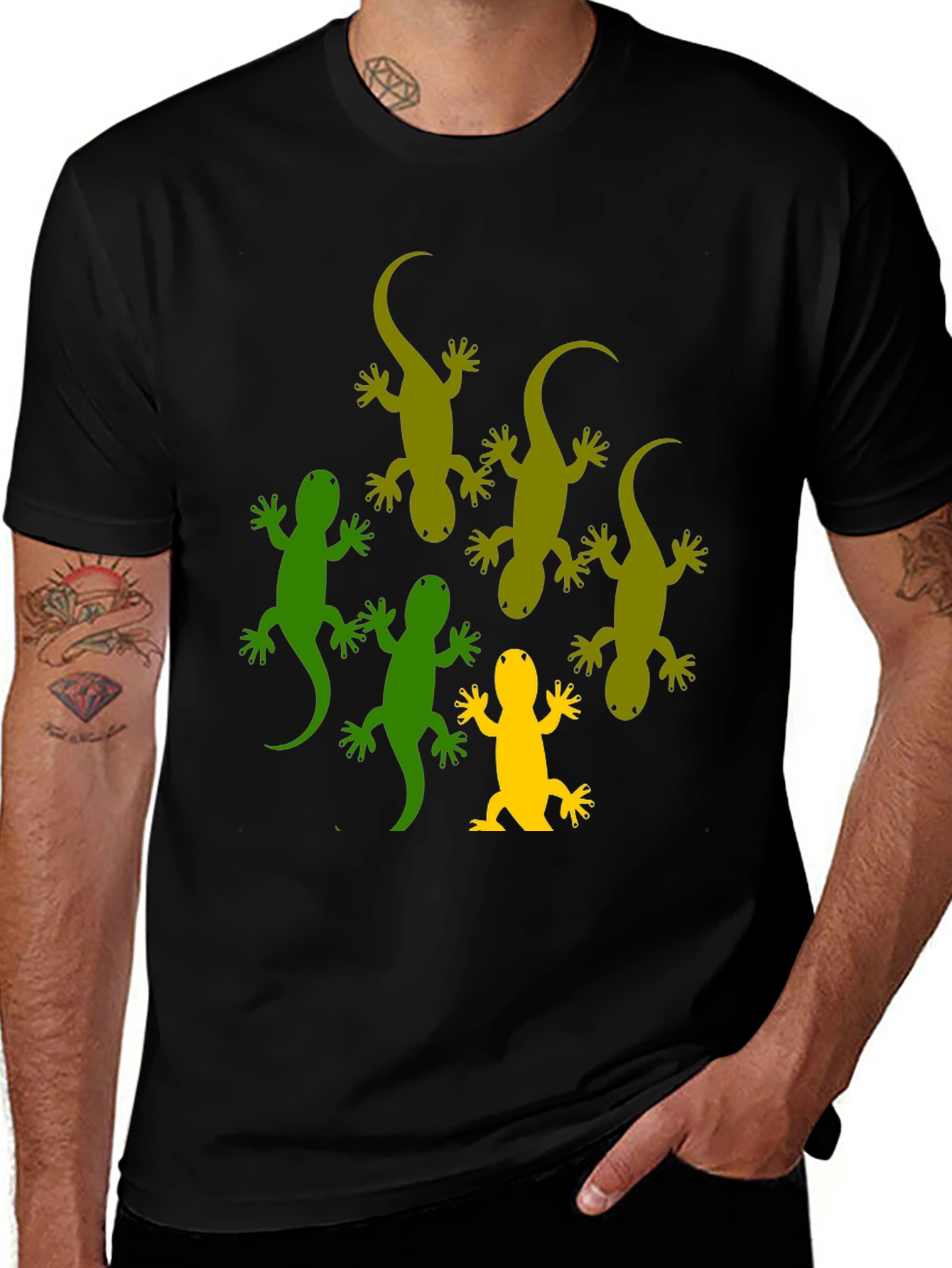 Lizard Graphic T-Shirt - Cool Reptile Design