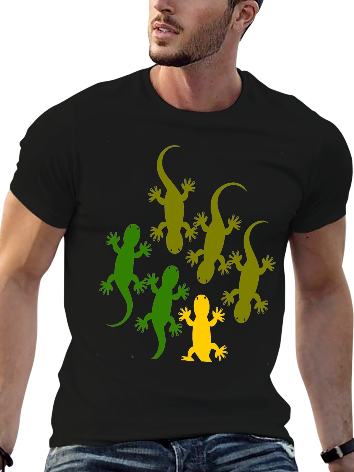Lizard Graphic T-Shirt - Cool Reptile Design
