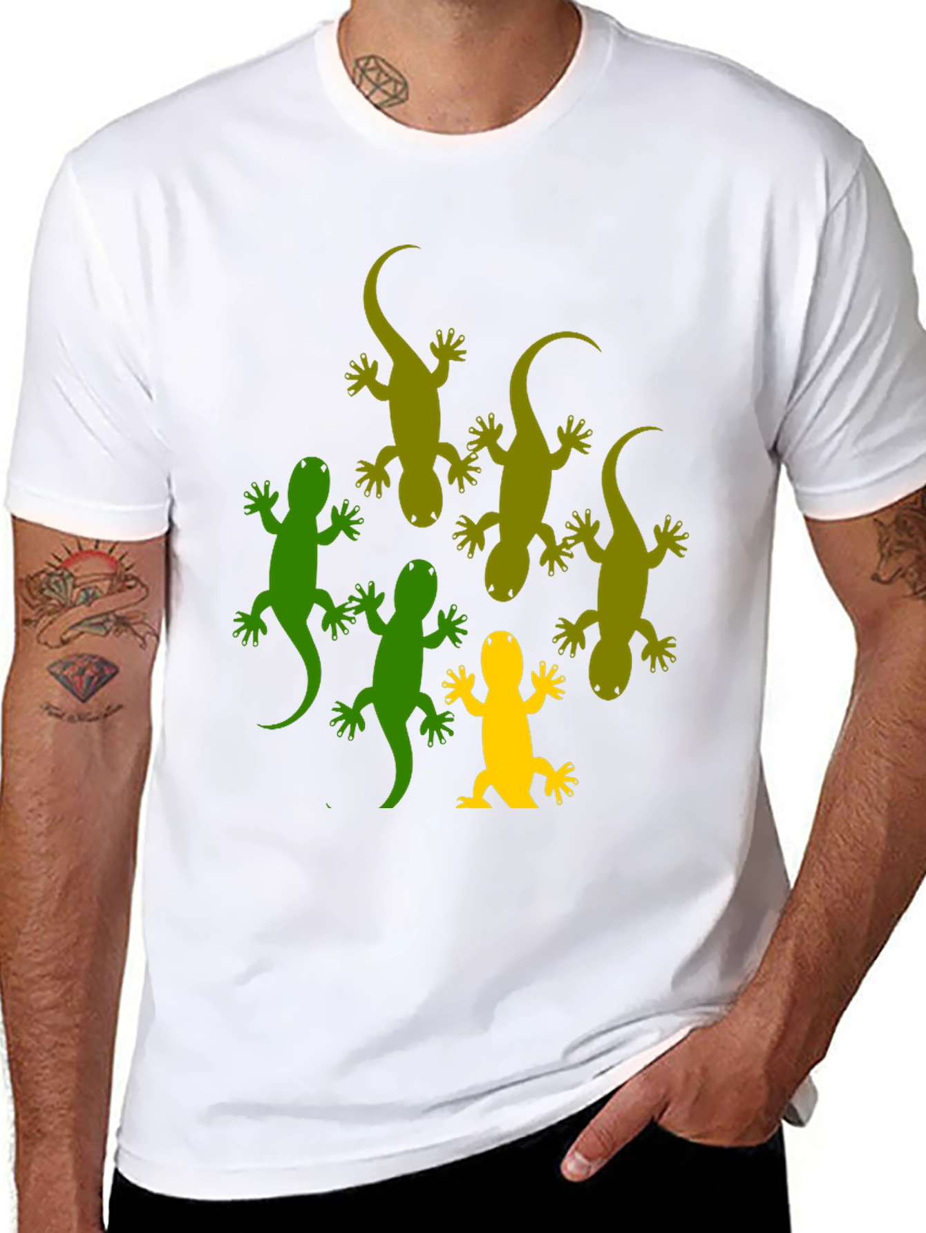 Lizard Graphic T-Shirt - Cool Reptile Design