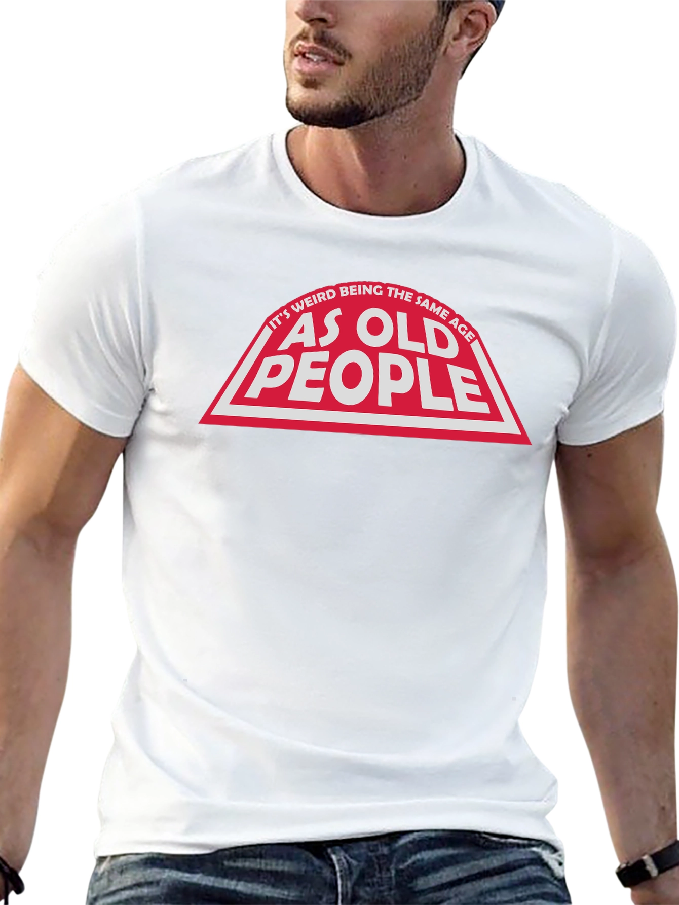 Funny As Old People Graphic Tee