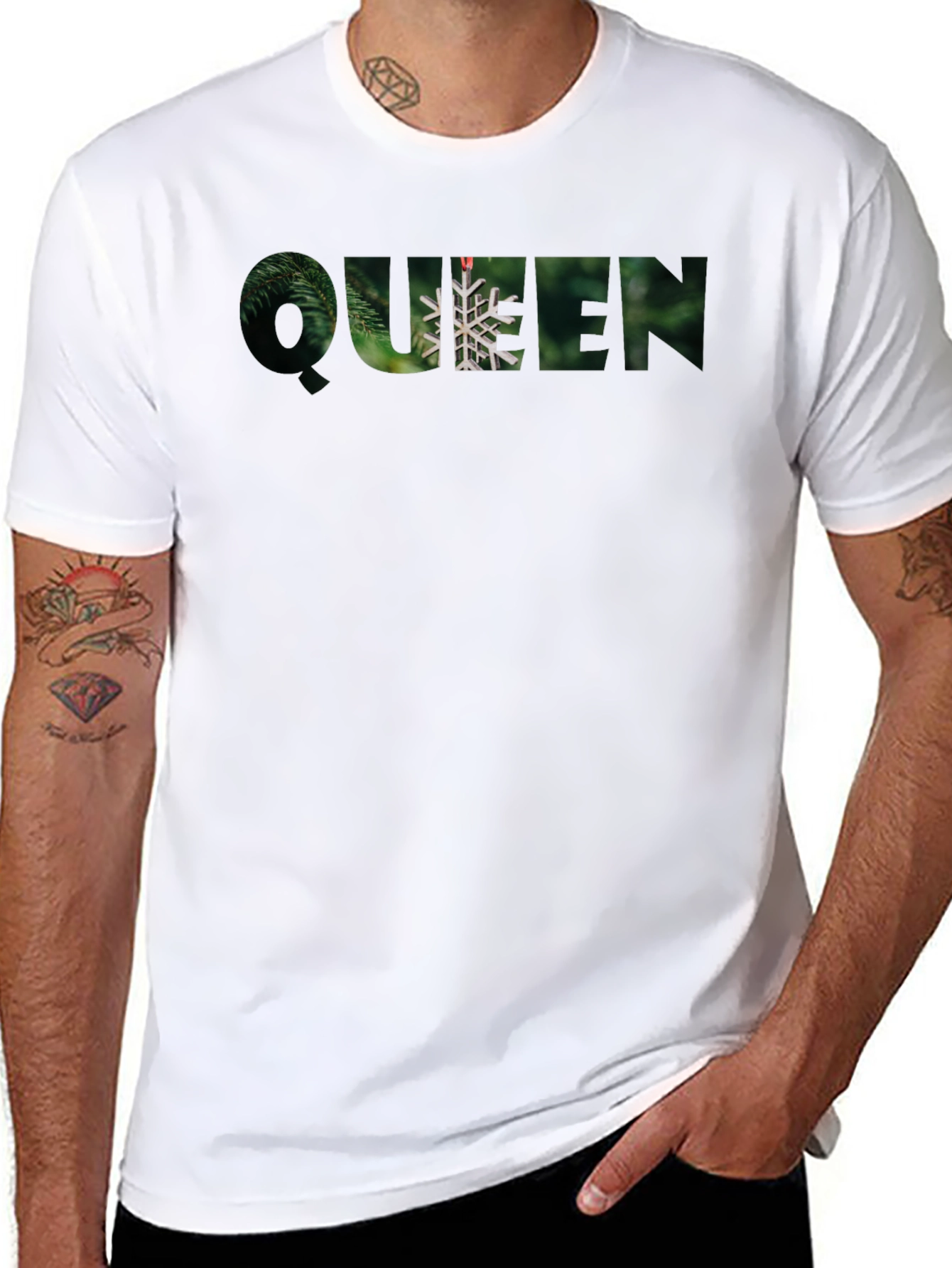 Queen Winter Holiday Graphic Tee