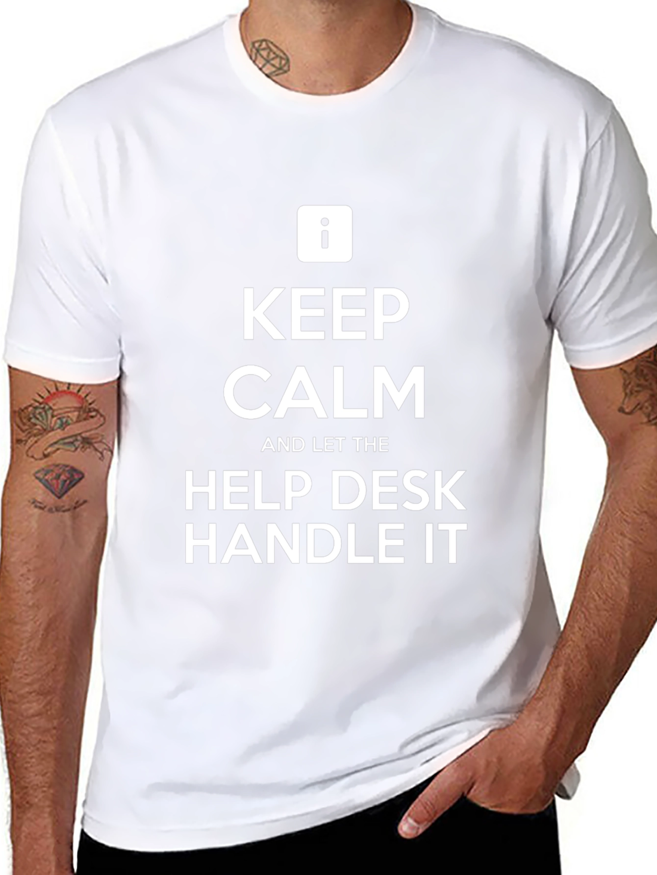 Keep Calm Help Desk T-Shirt