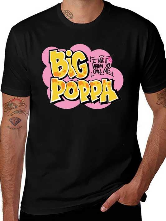 Big Poppa Graphic T-Shirt - Hip Hop Style