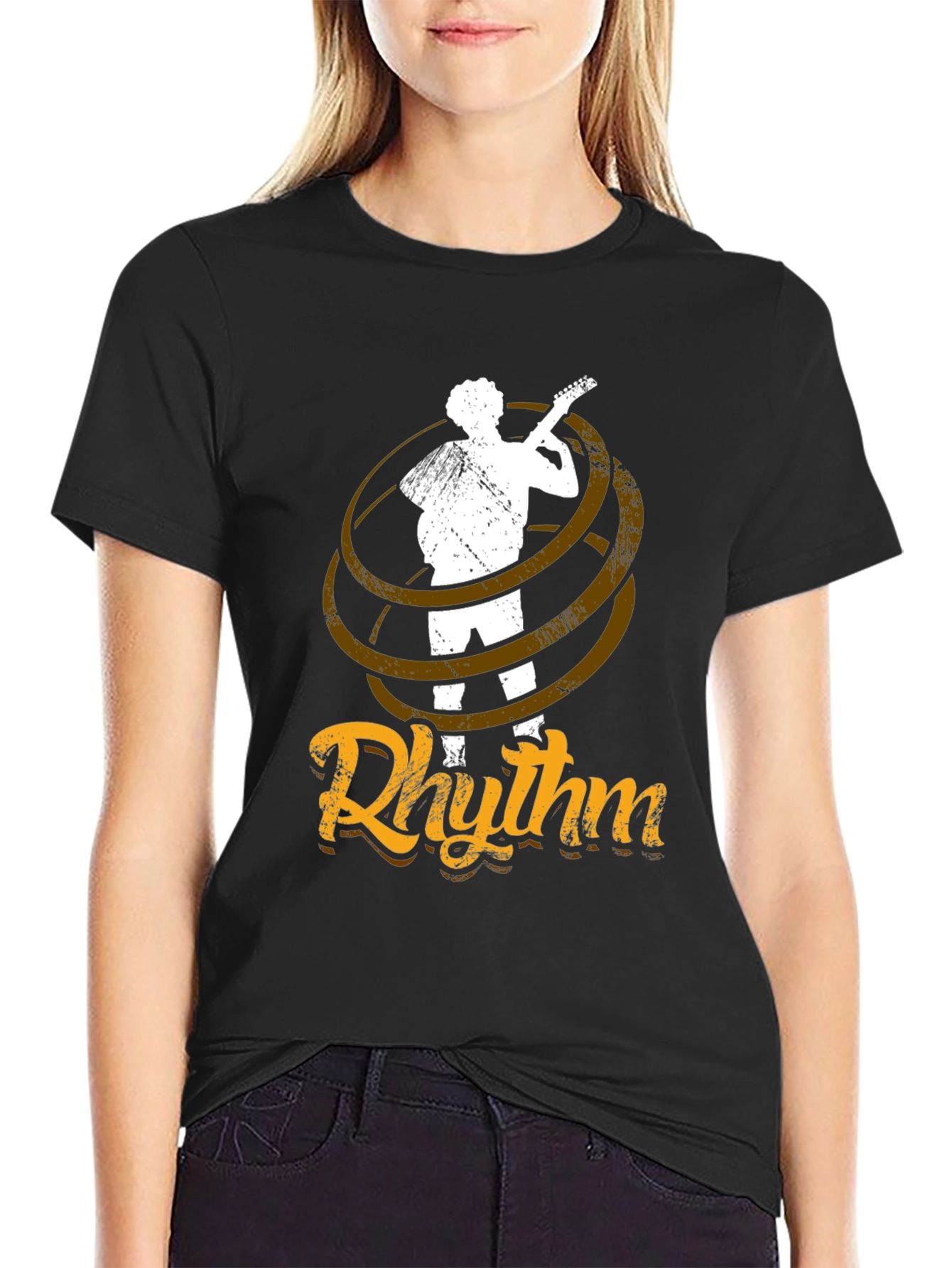 Rhythm Guitarist Graphic Tee - Music Lovers T-Shirt