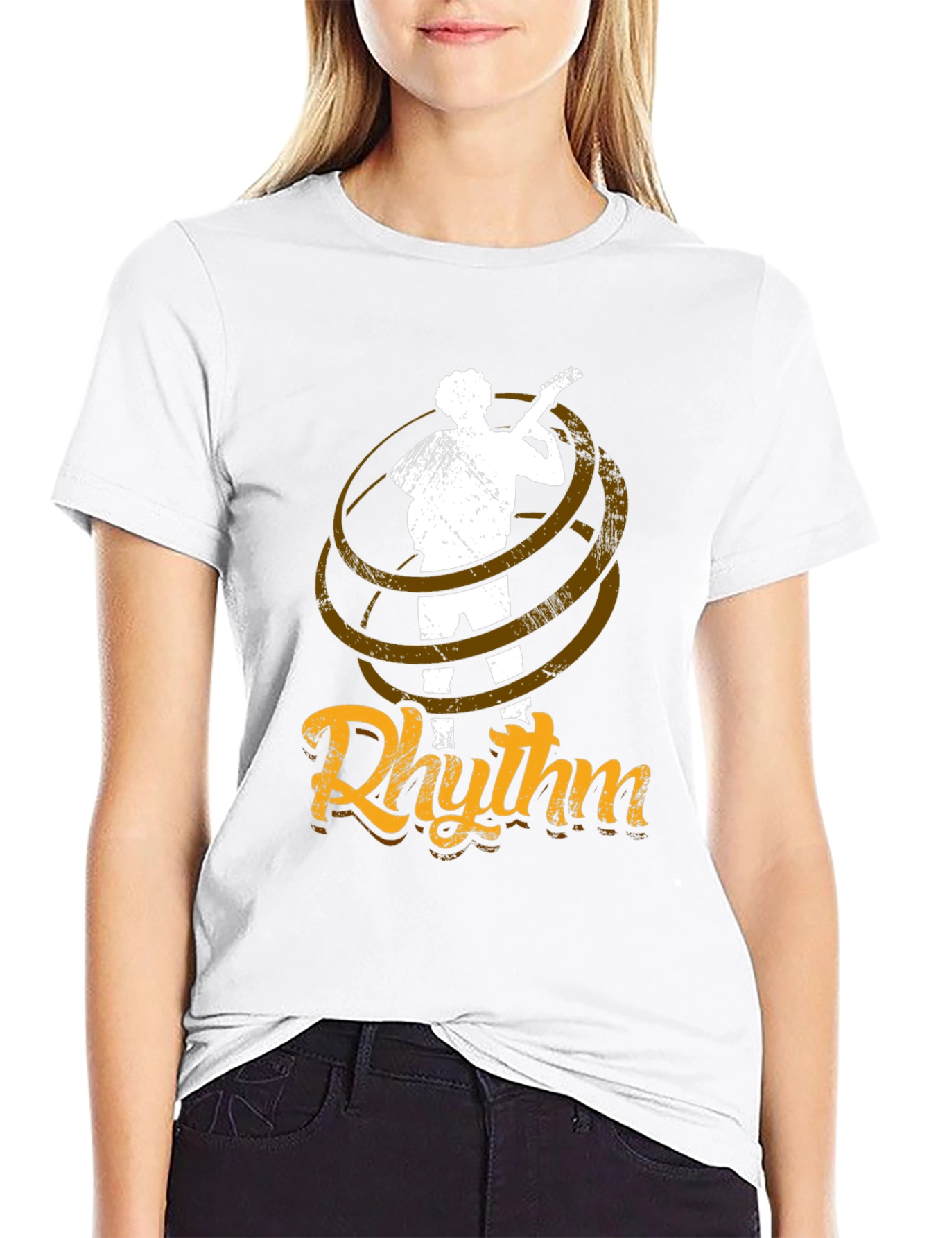 Rhythm Guitarist Graphic Tee - Music Lovers T-Shirt