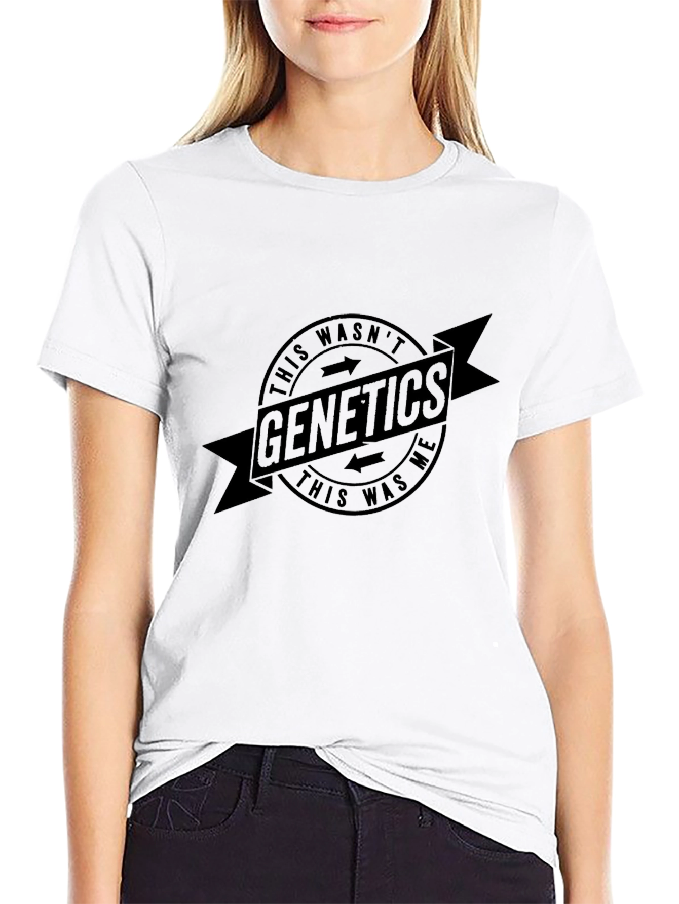 Genetics Graphic T-Shirt - Black
