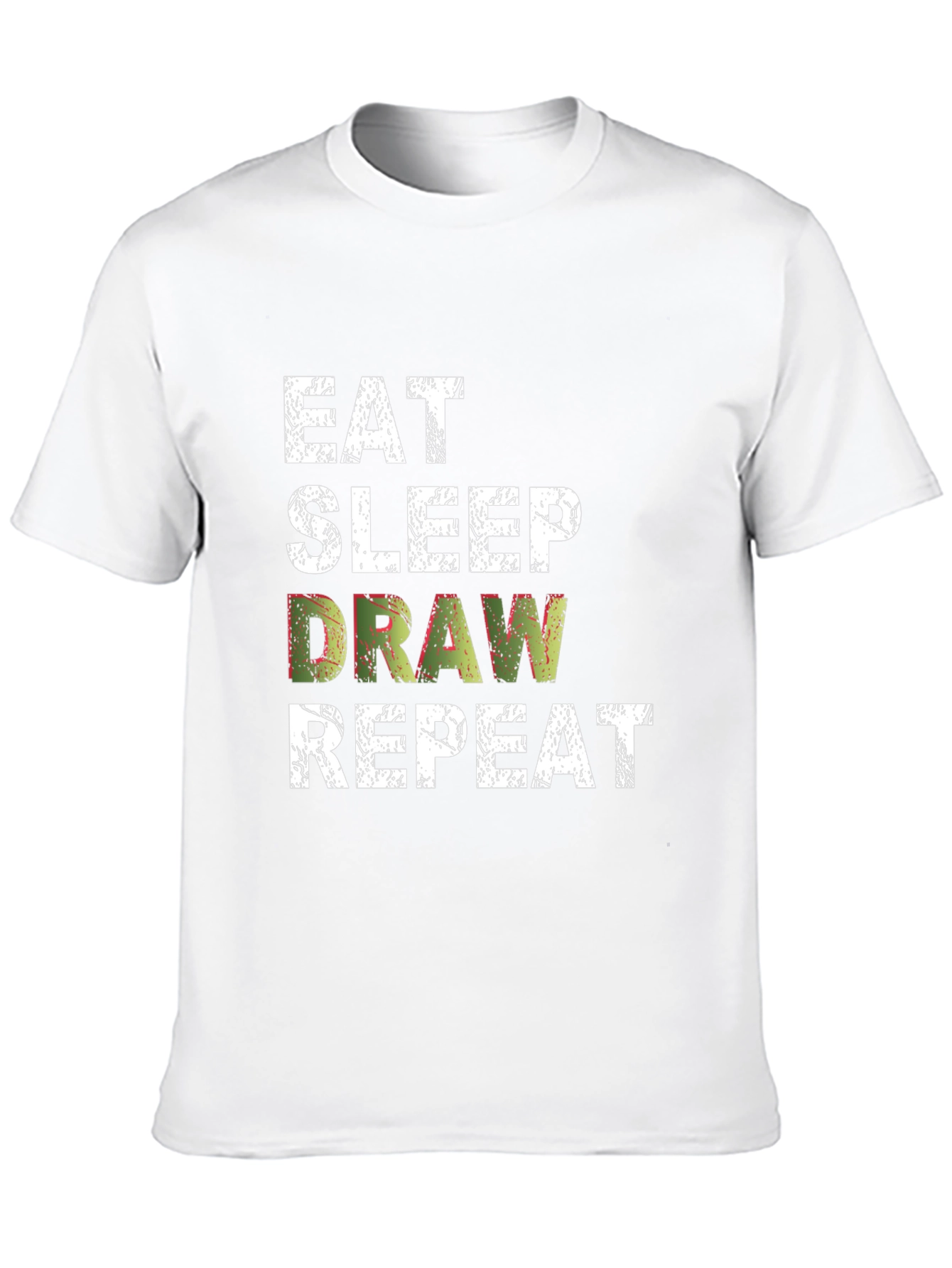 Eat Sleep Draw Repeat Graphic Tee
