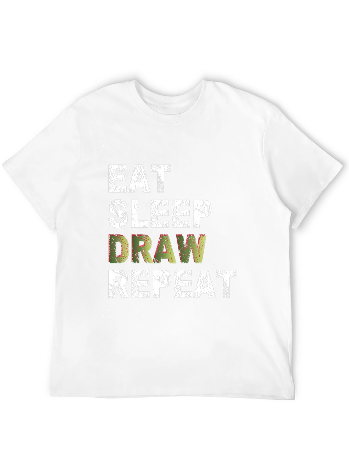 Eat Sleep Draw Repeat Graphic Tee