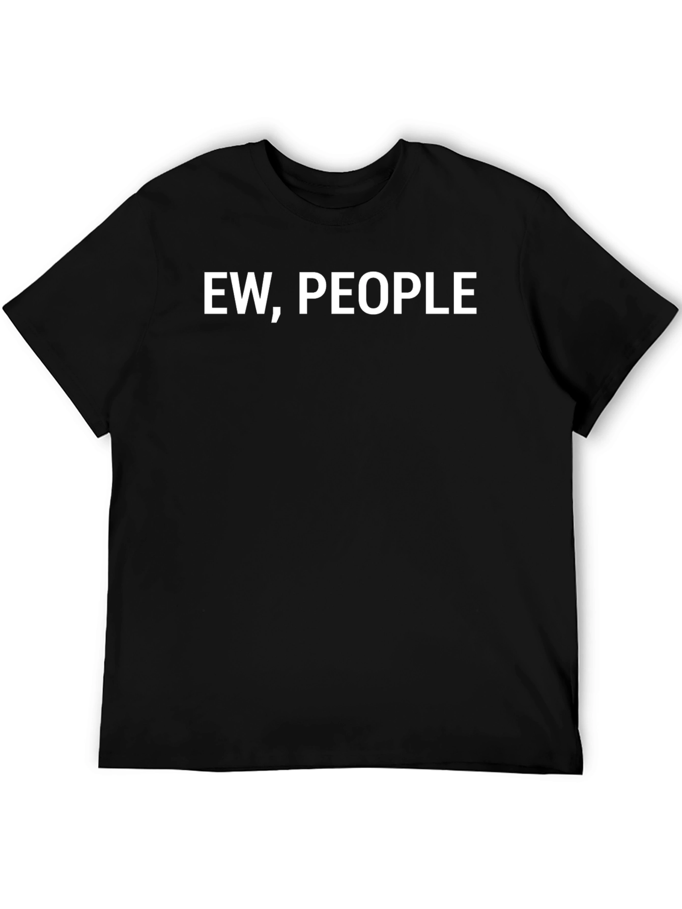 Ew People Black Graphic T-Shirt