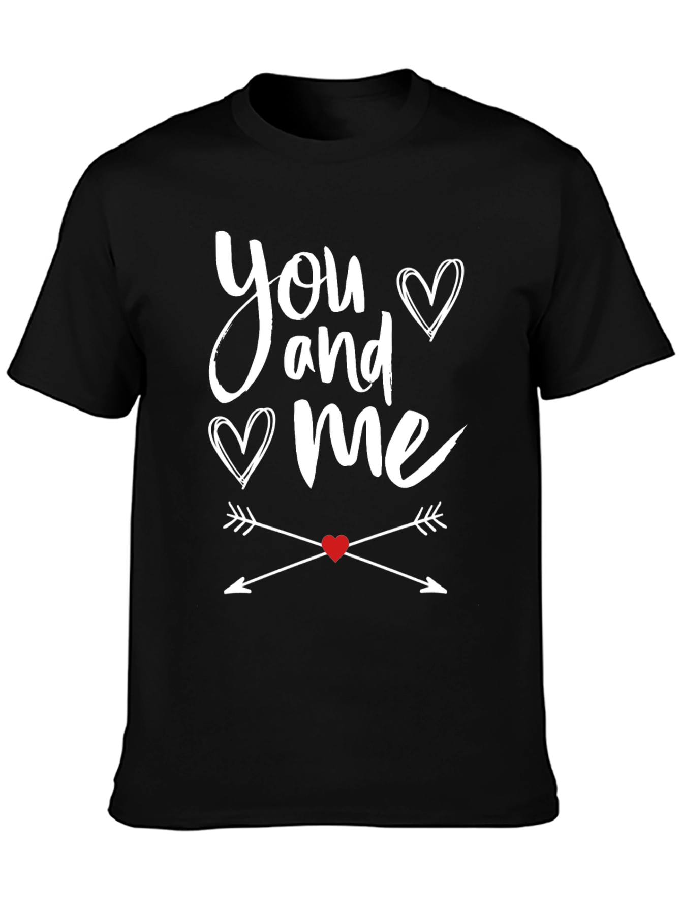 You and Me Valentines Graphic Tee
