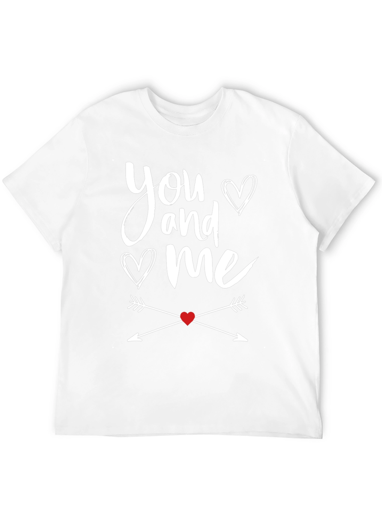 You and Me Valentines Graphic Tee