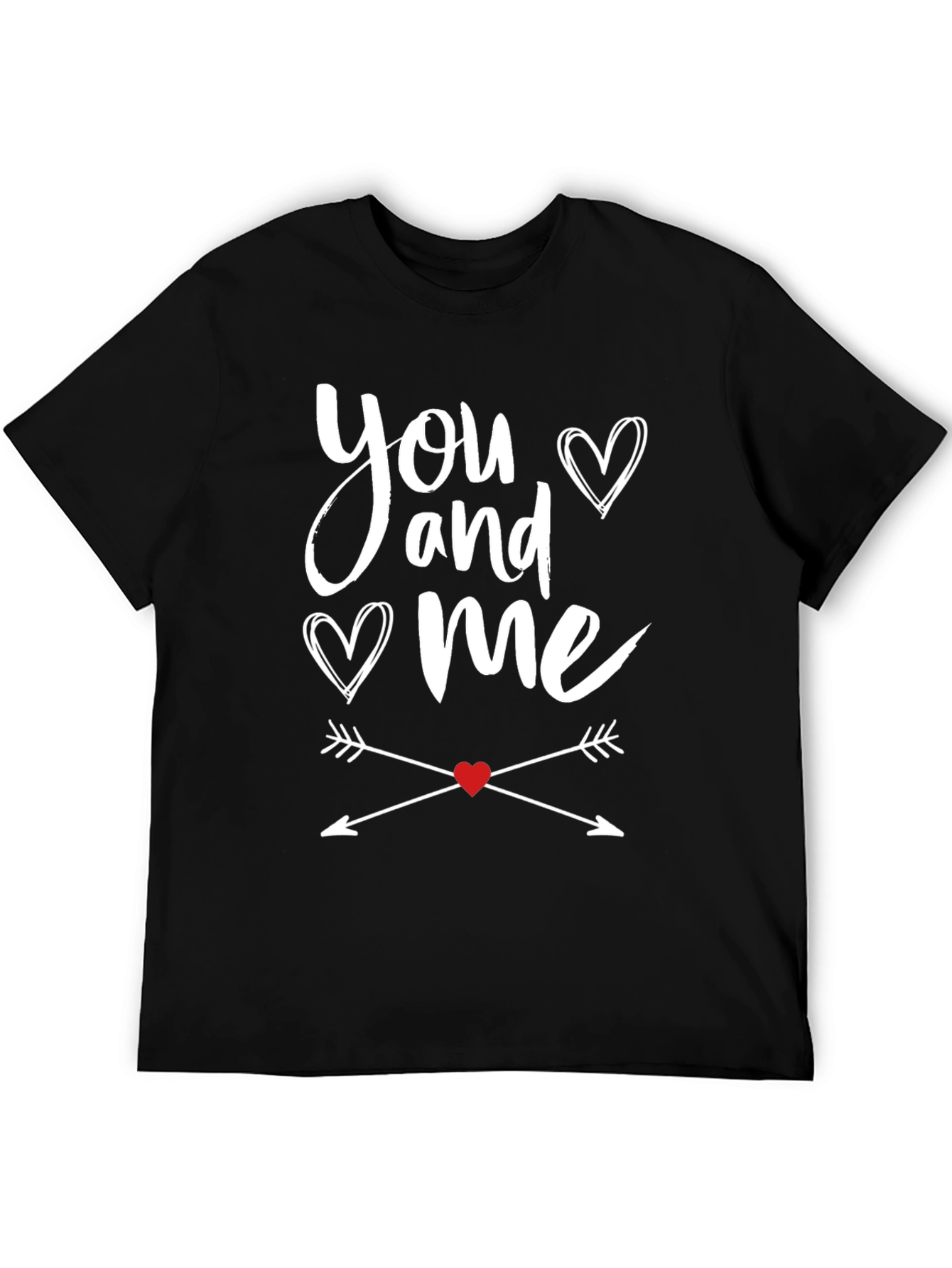 You and Me Valentines Graphic Tee