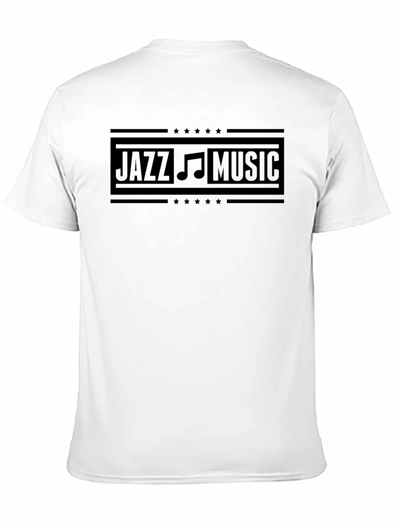 Jazz Music Black Graphic Tee