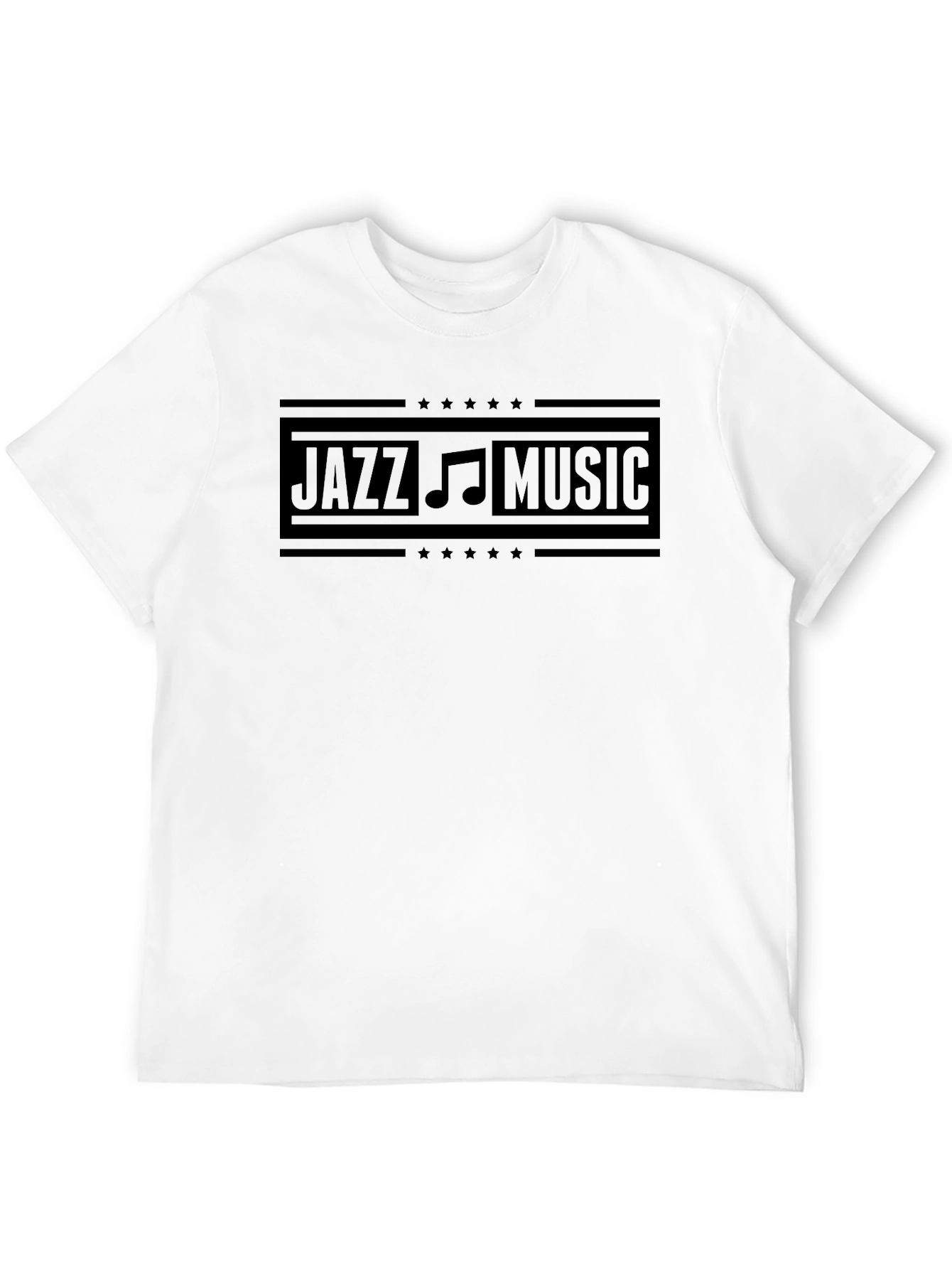 Jazz Music Black Graphic Tee
