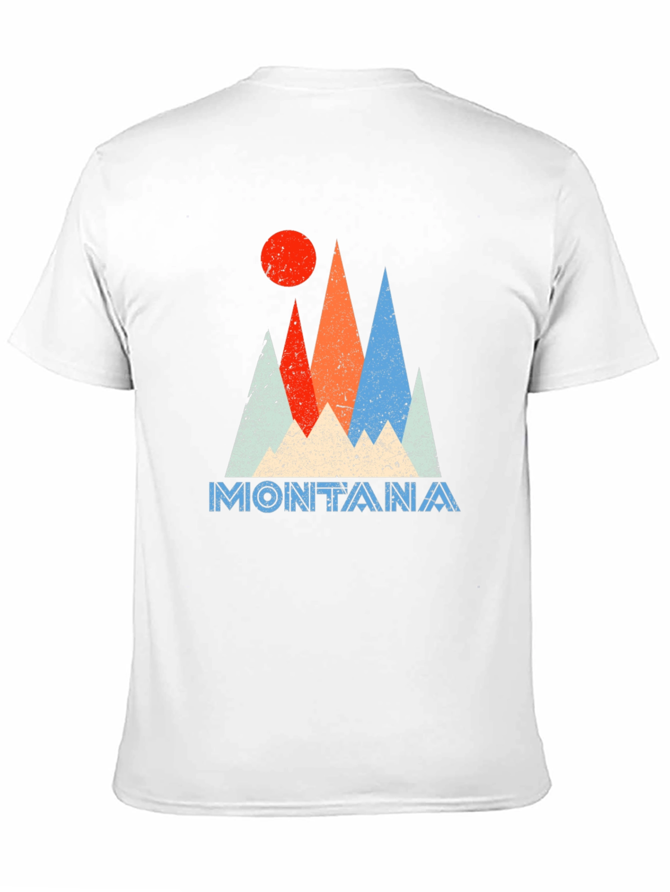 Montana Graphic Tee Retro Mountain T-Shirt