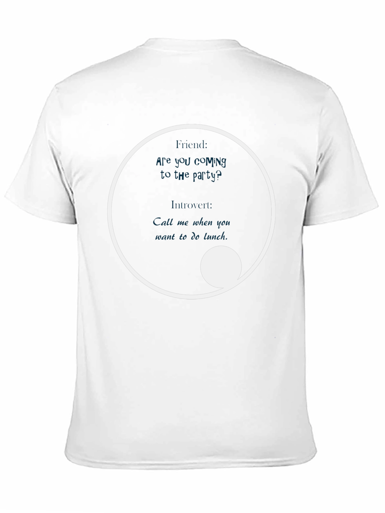 Yin Yang Party and Lunch T-Shirt