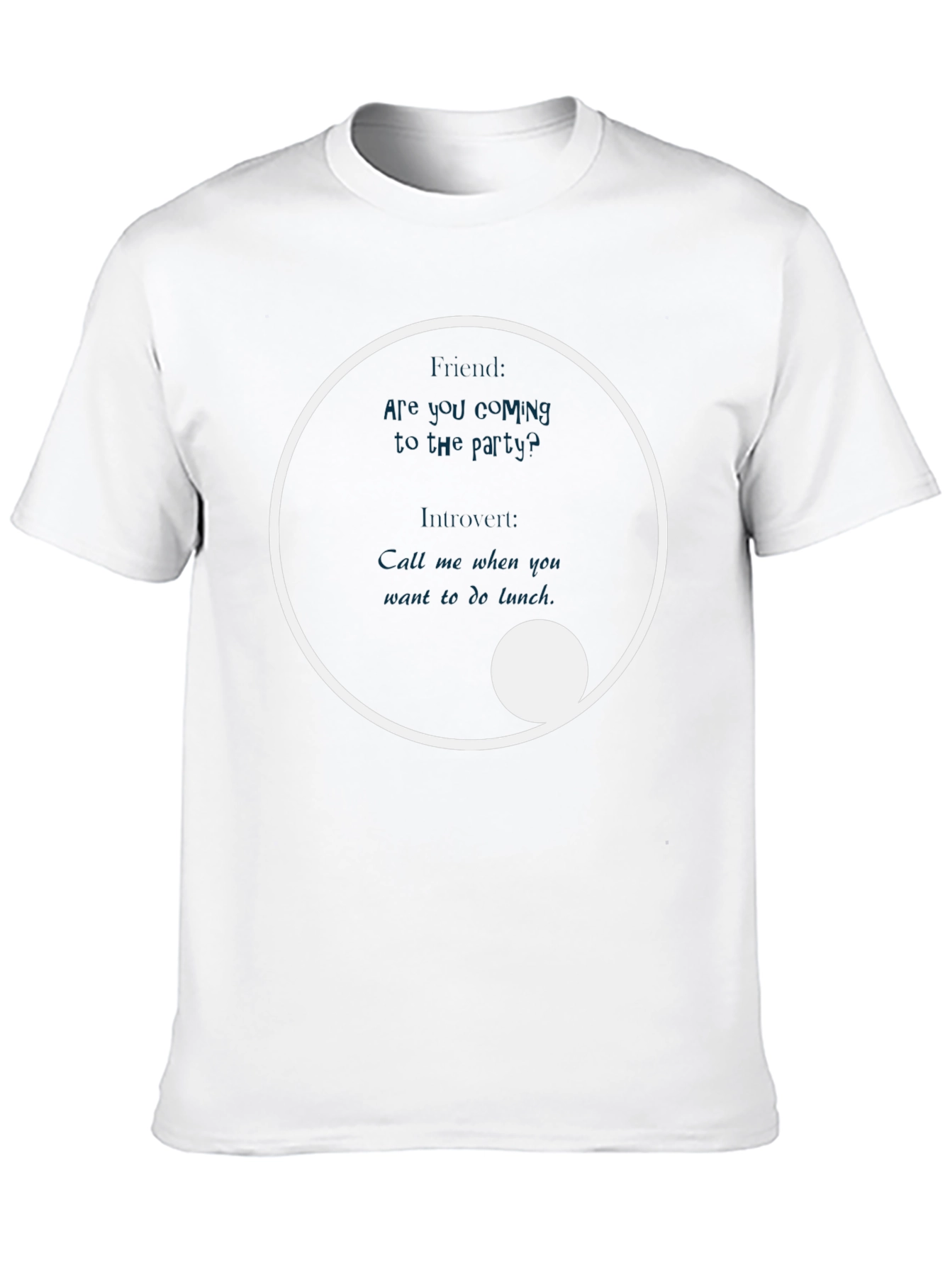 Yin Yang Party and Lunch T-Shirt