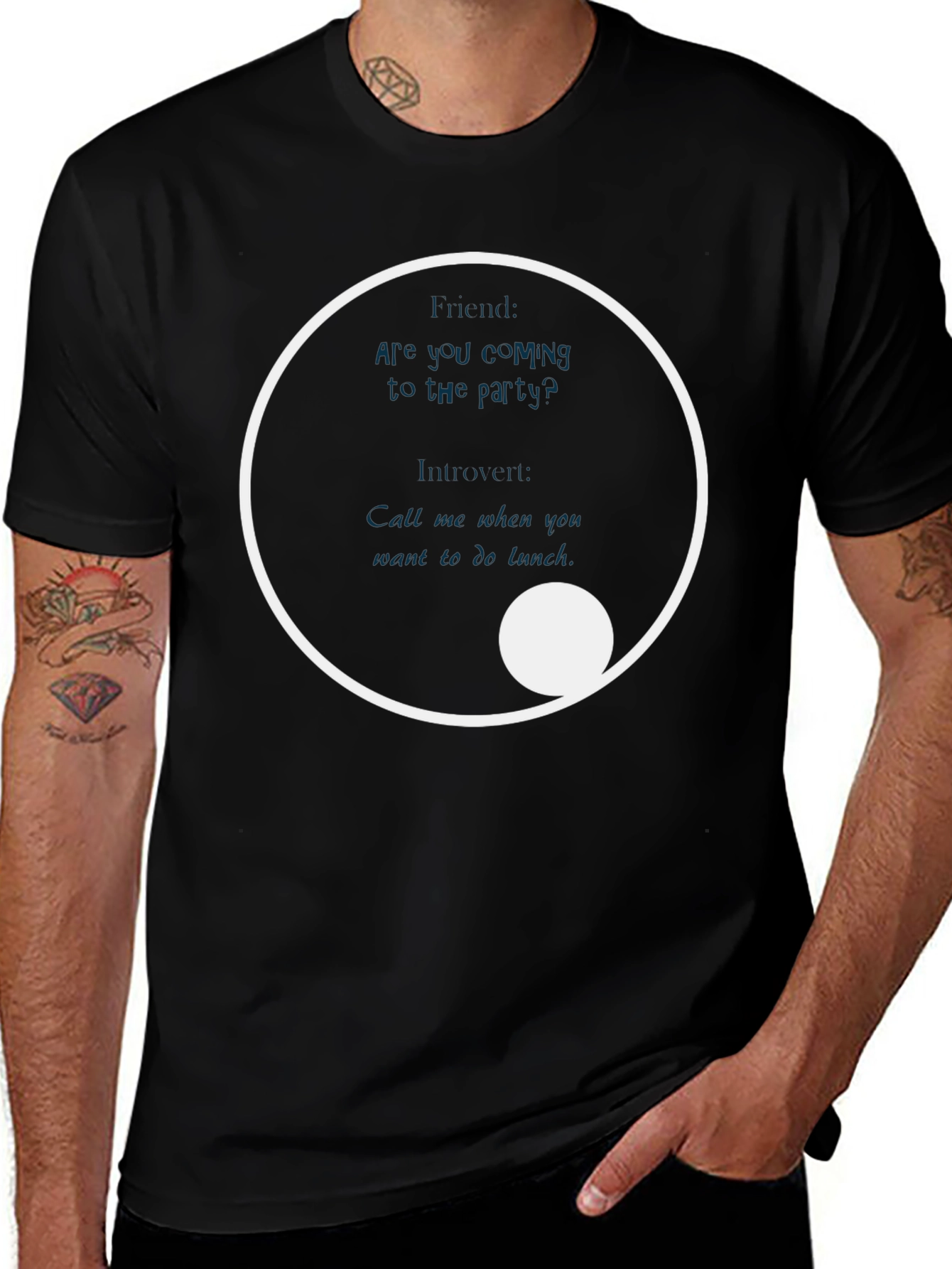 Yin Yang Party and Lunch T-Shirt