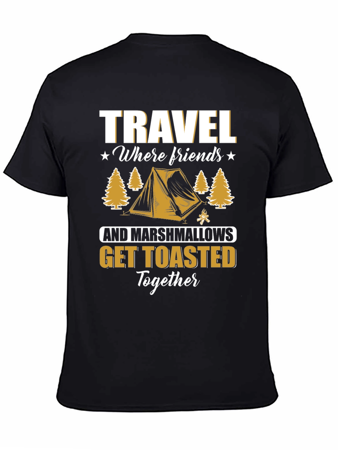 Travel Friends Marshmallows Toasted Together T-Shirt