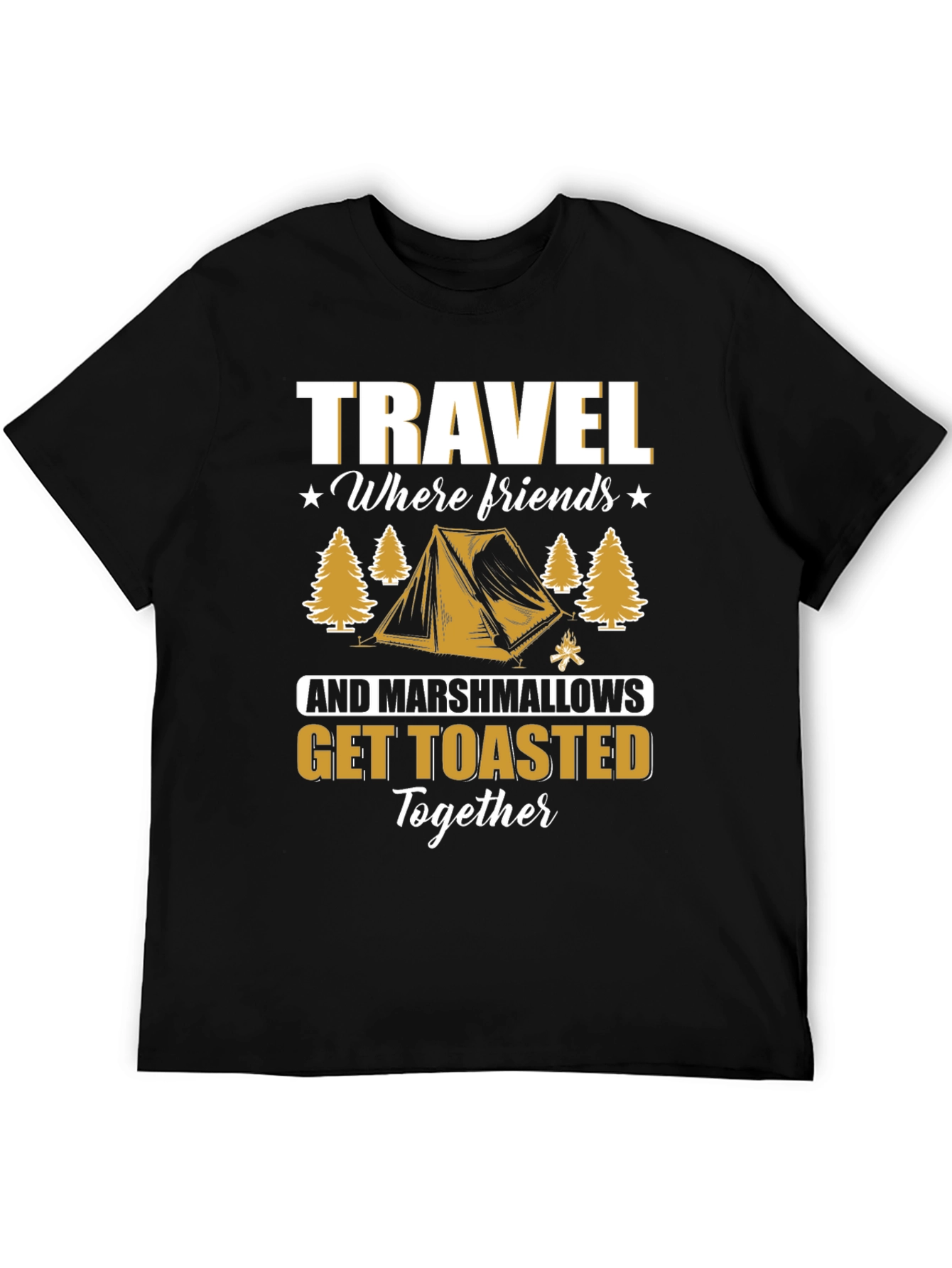 Travel Friends Marshmallows Toasted Together T-Shirt