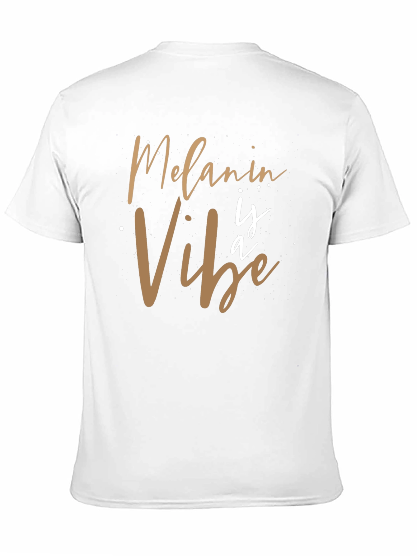 Melanin Vibe Graphic Tee - Black Casual T-Shirt