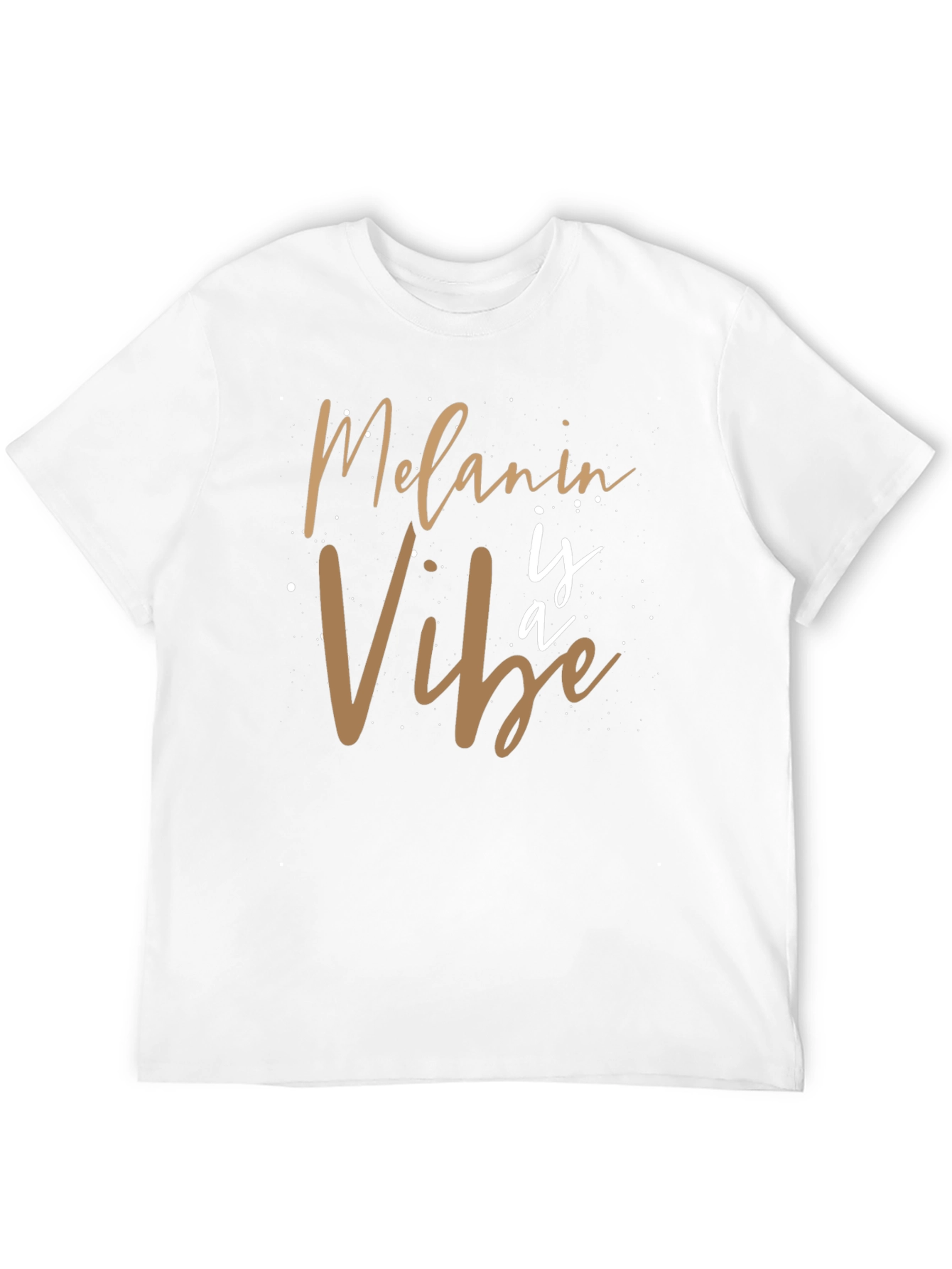 Melanin Vibe Graphic Tee - Black Casual T-Shirt
