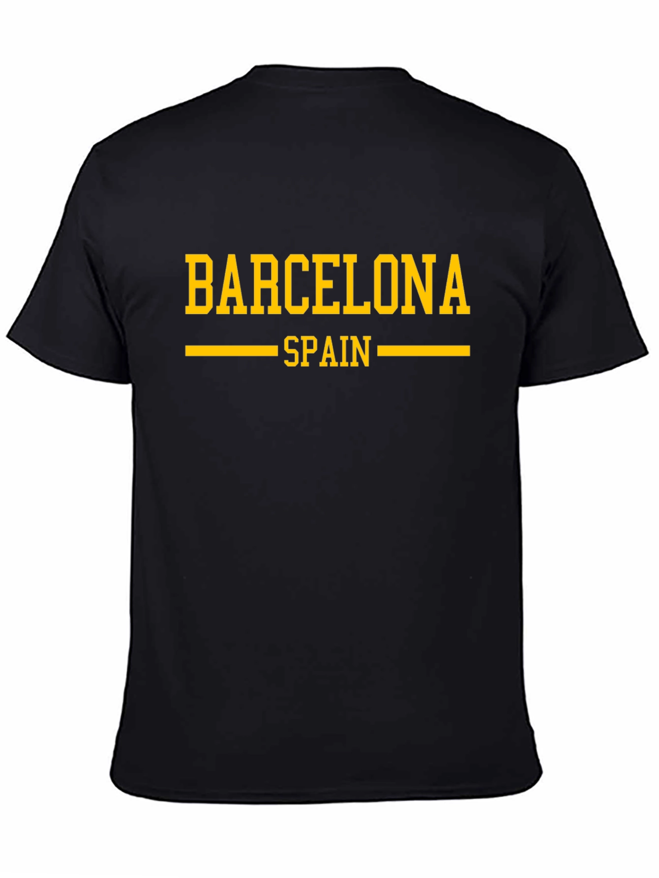 Barcelona Spain Black T-Shirt