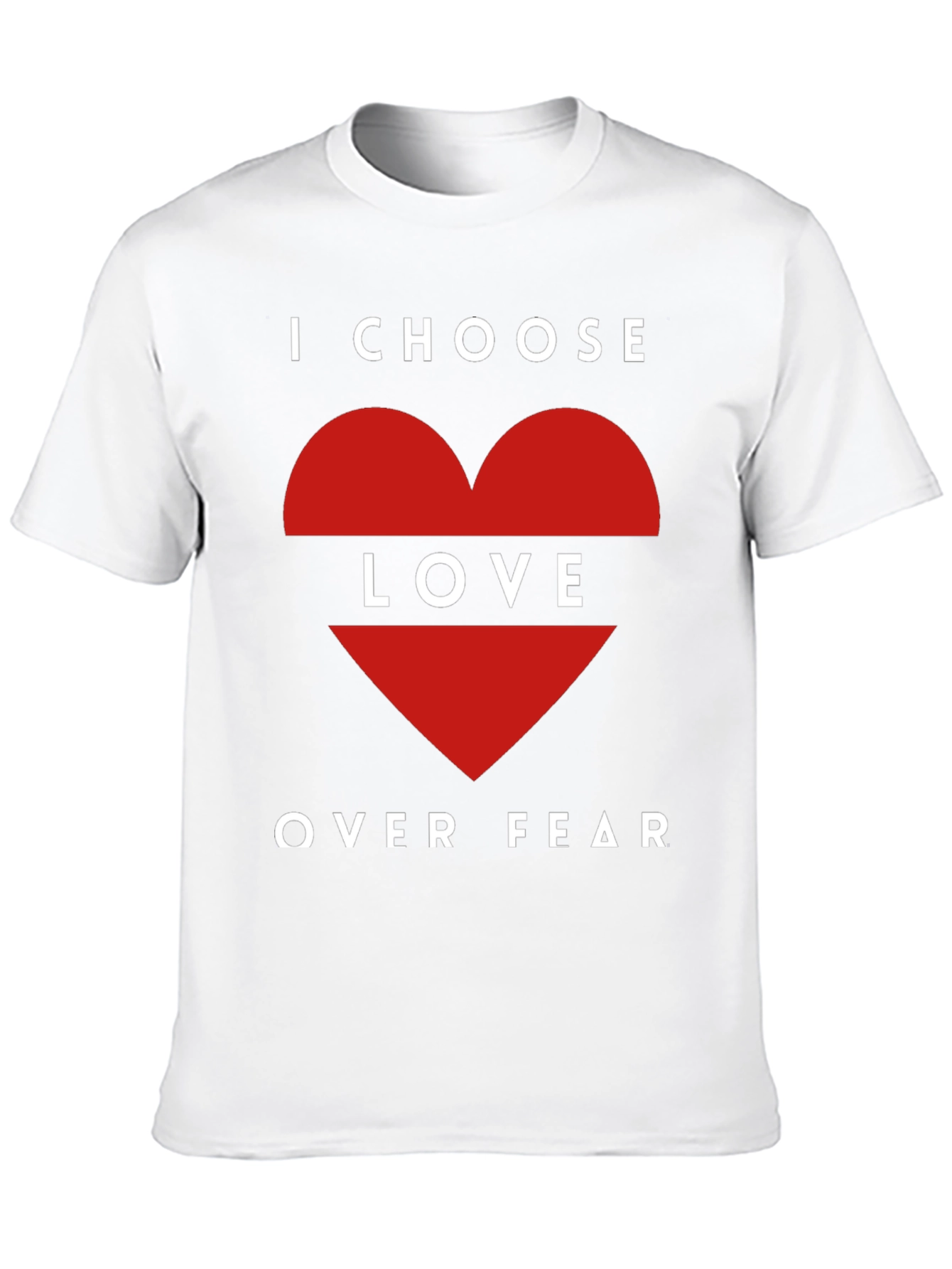 Choose Love Over Fear Graphic T-Shirt