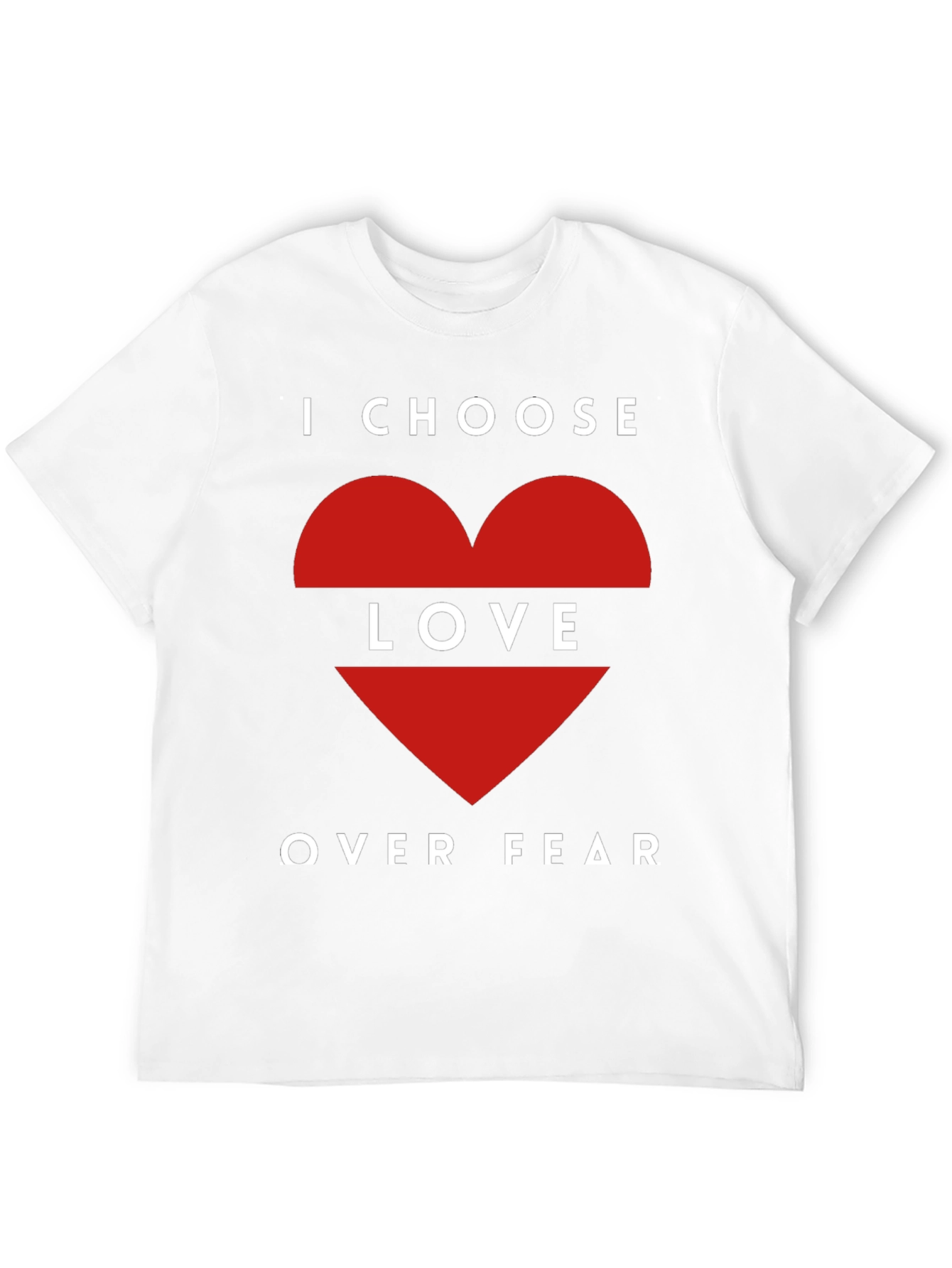Choose Love Over Fear Graphic T-Shirt